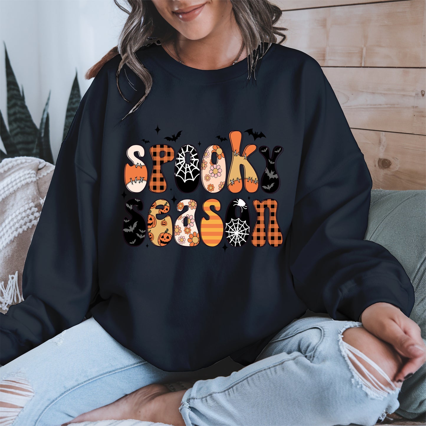 Retro Spooky Season Halloween Shirt