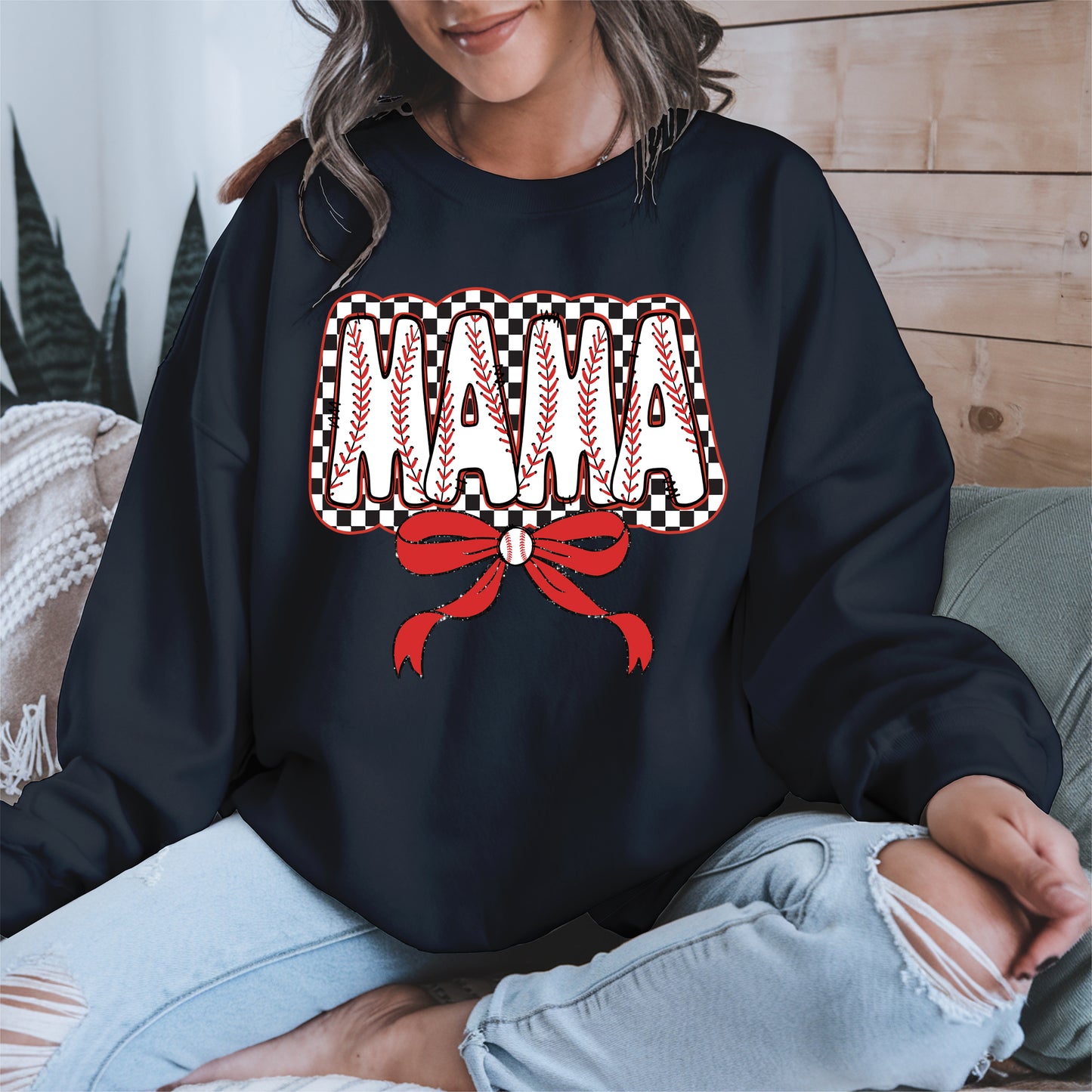 Baseball Mama Shirt Sport Tee Hoodie Sweatshirt Gift for Baseball Moms