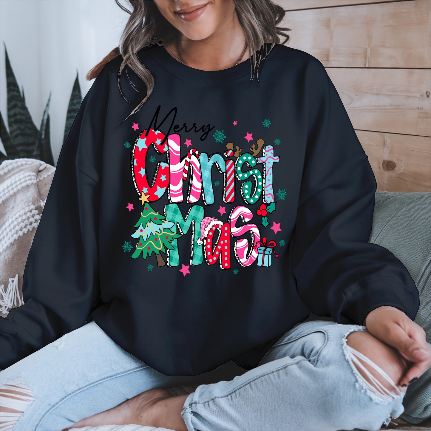 Colorful Christmas Holiday Shirt
