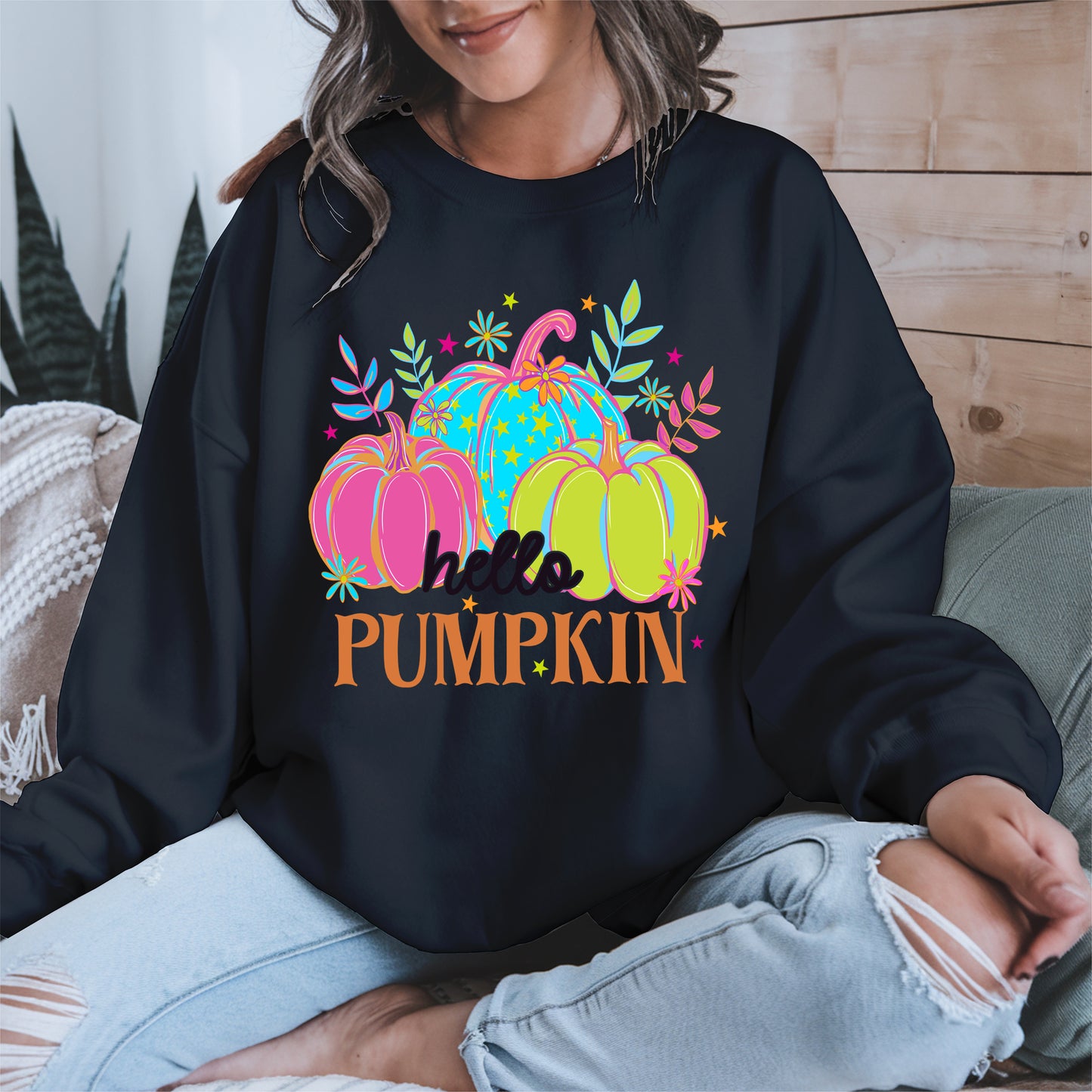 Pumpkin Neon halloween shirt