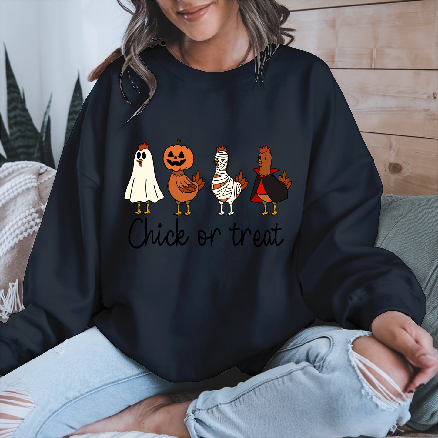 Chick or treat halloween shirt