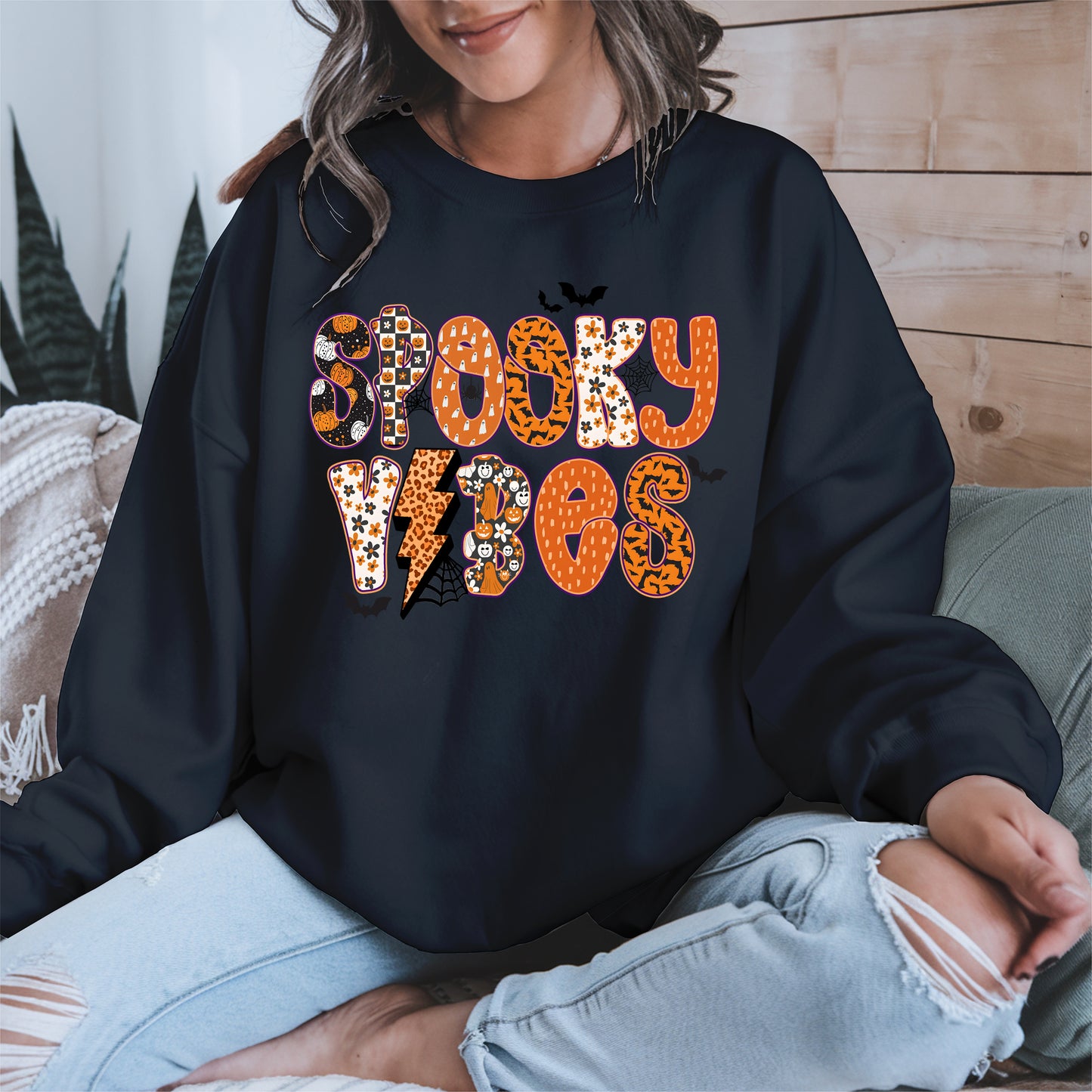Spooky vibes halloween shirt