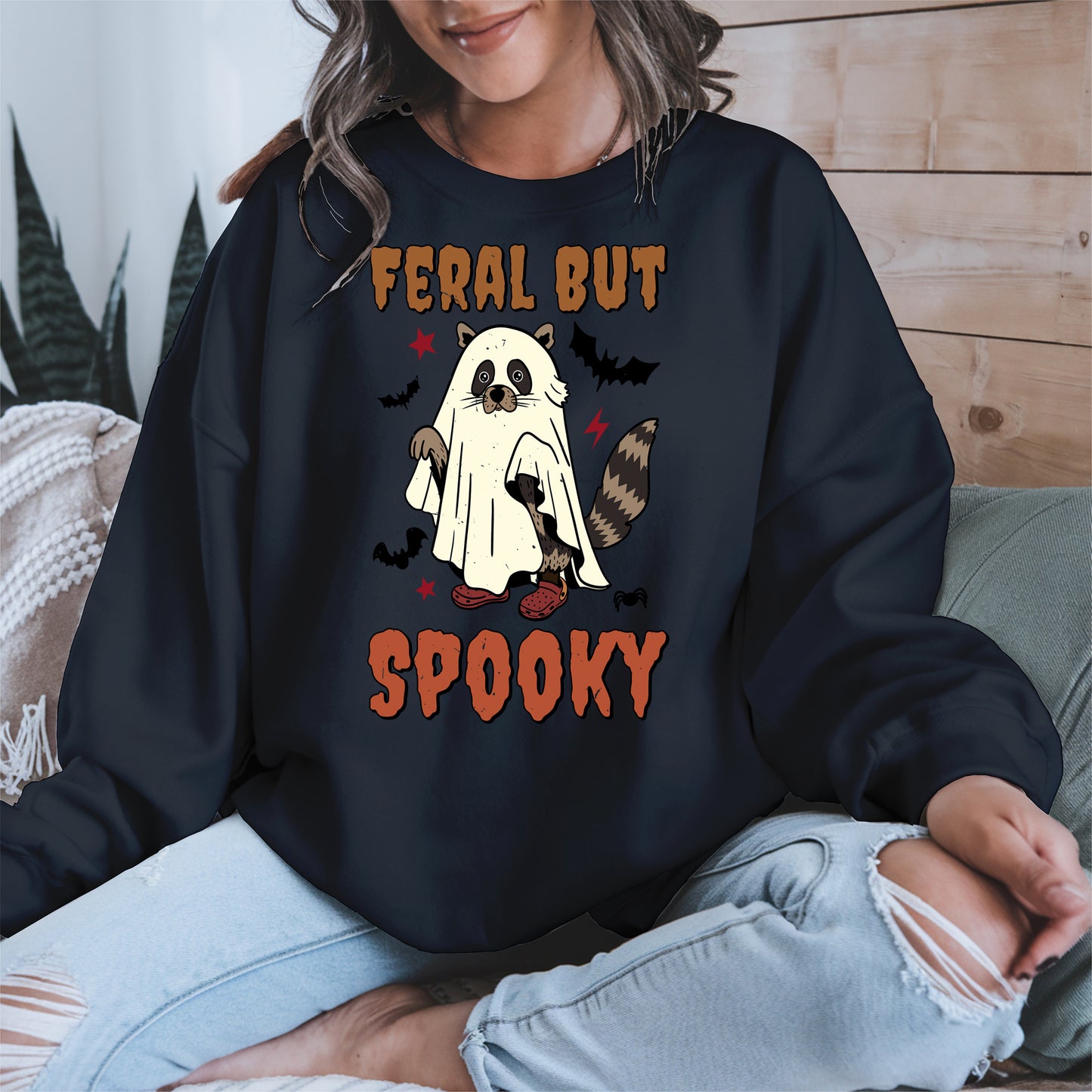 Feral But Spooky halloween shirt
