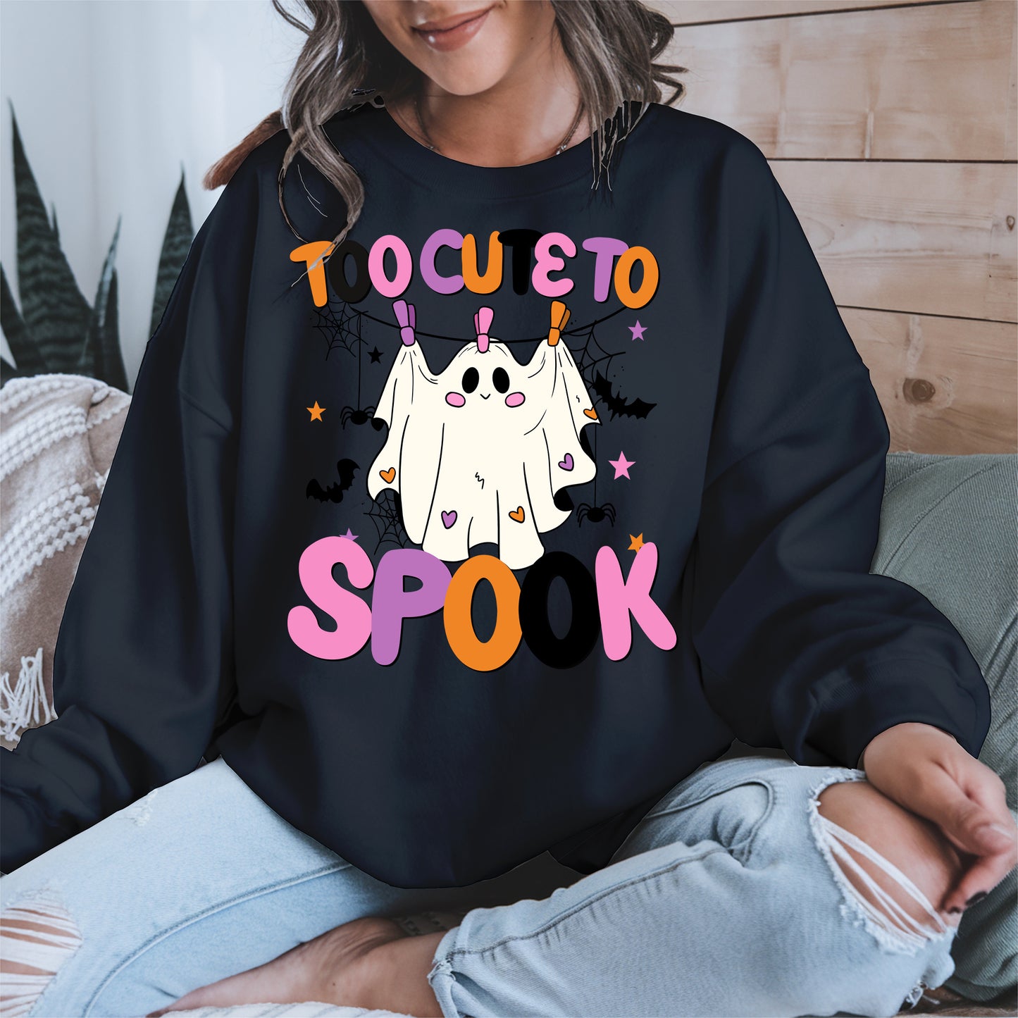 Too cute to spook halloween shirt