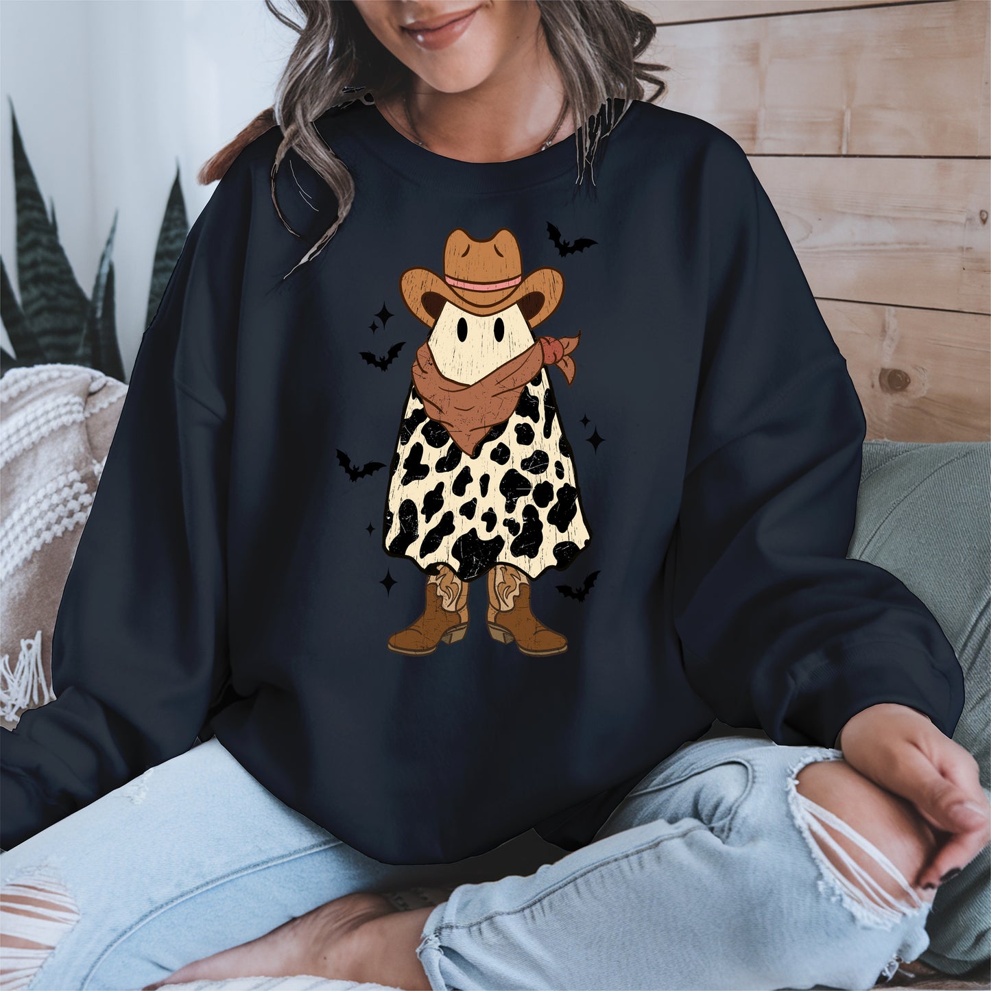 Western Boo Ghost halloween shirt