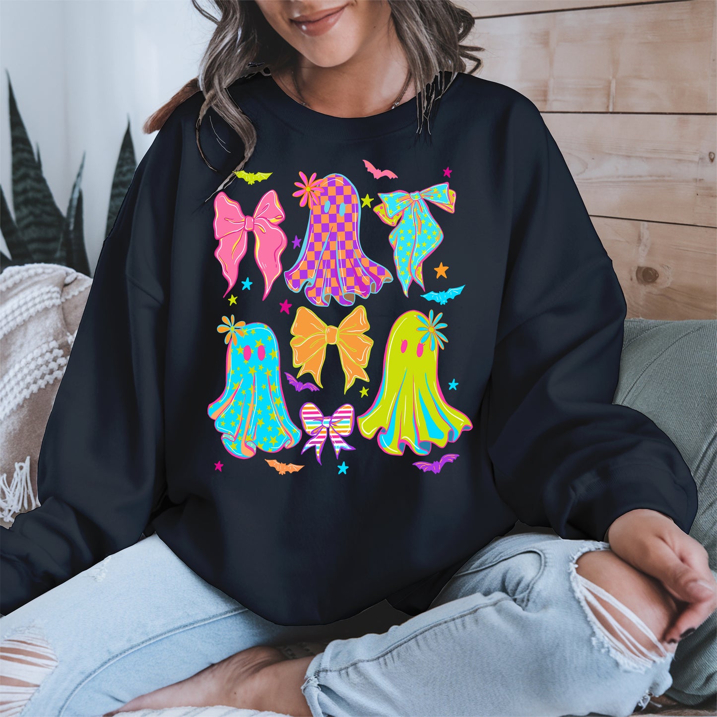 Neon Ghost Coquette halloween shirt