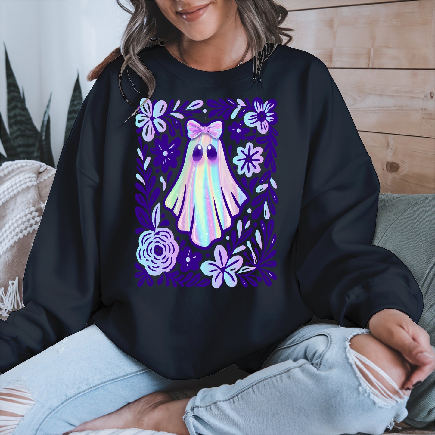 Iridescent Ghost halloween shirt