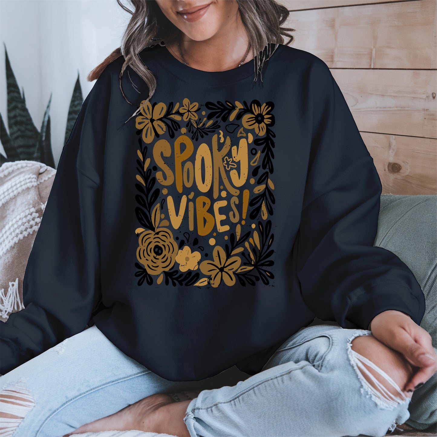 Spooky Vibes halloween shirt and sweatshirt