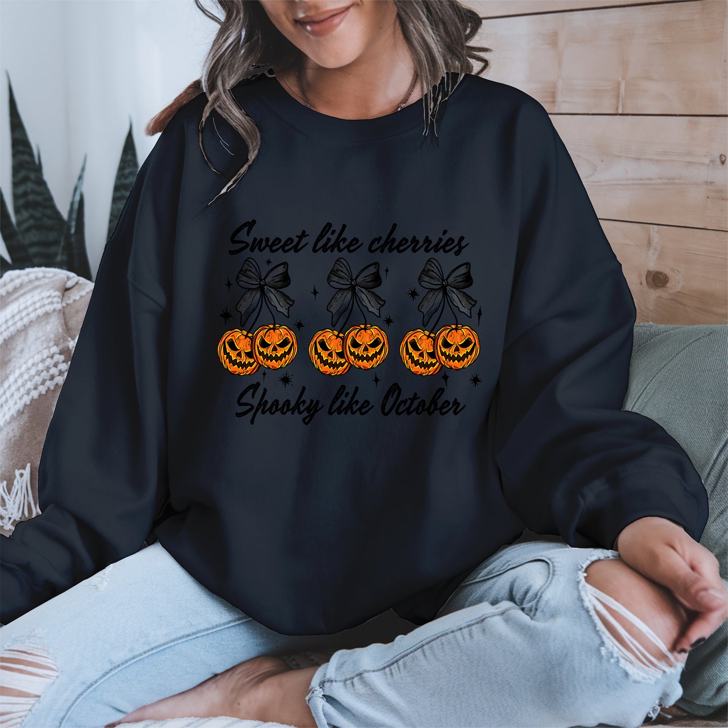 Sweet like cherries Spooky like October shirt