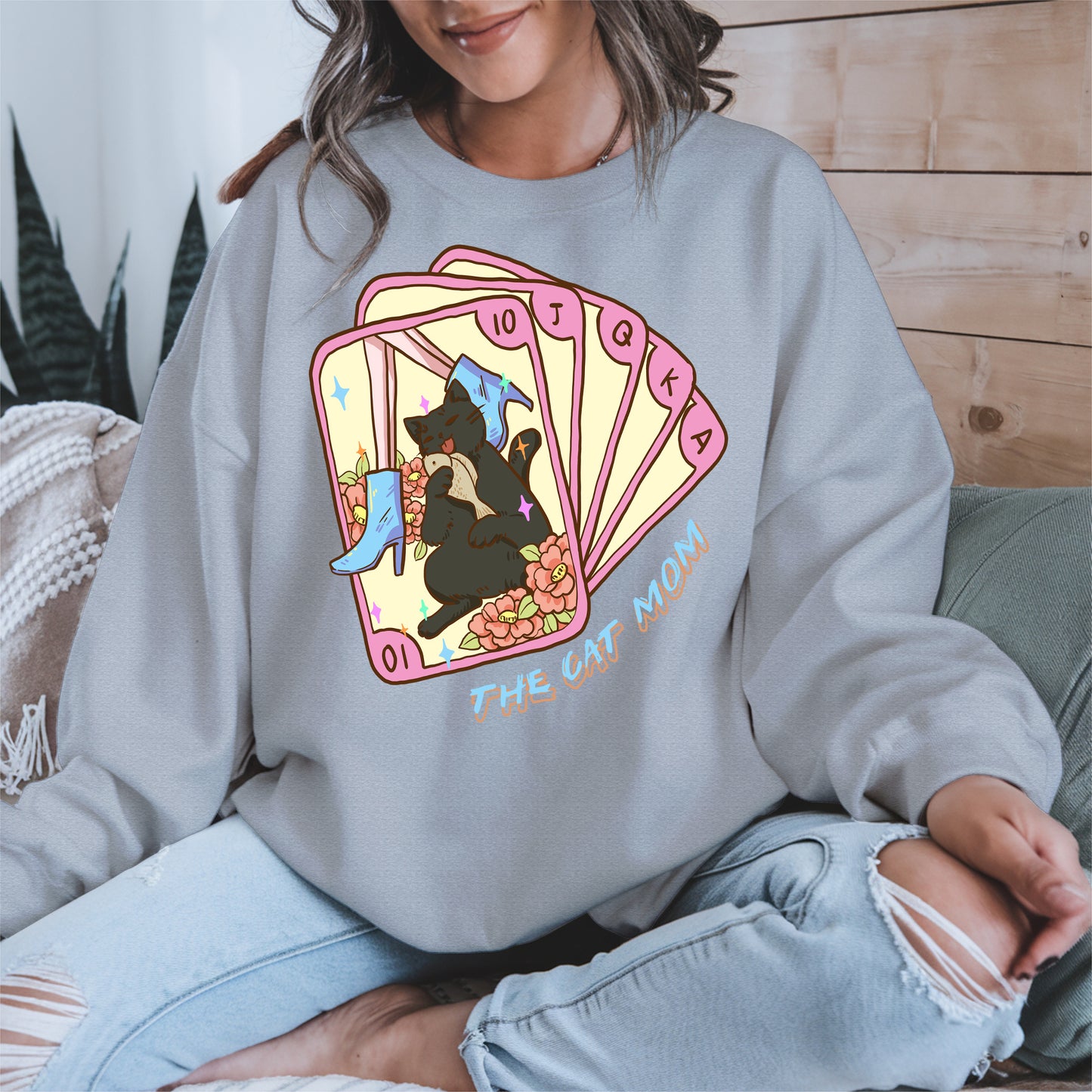 The Cat Mom Tarot Card Tee