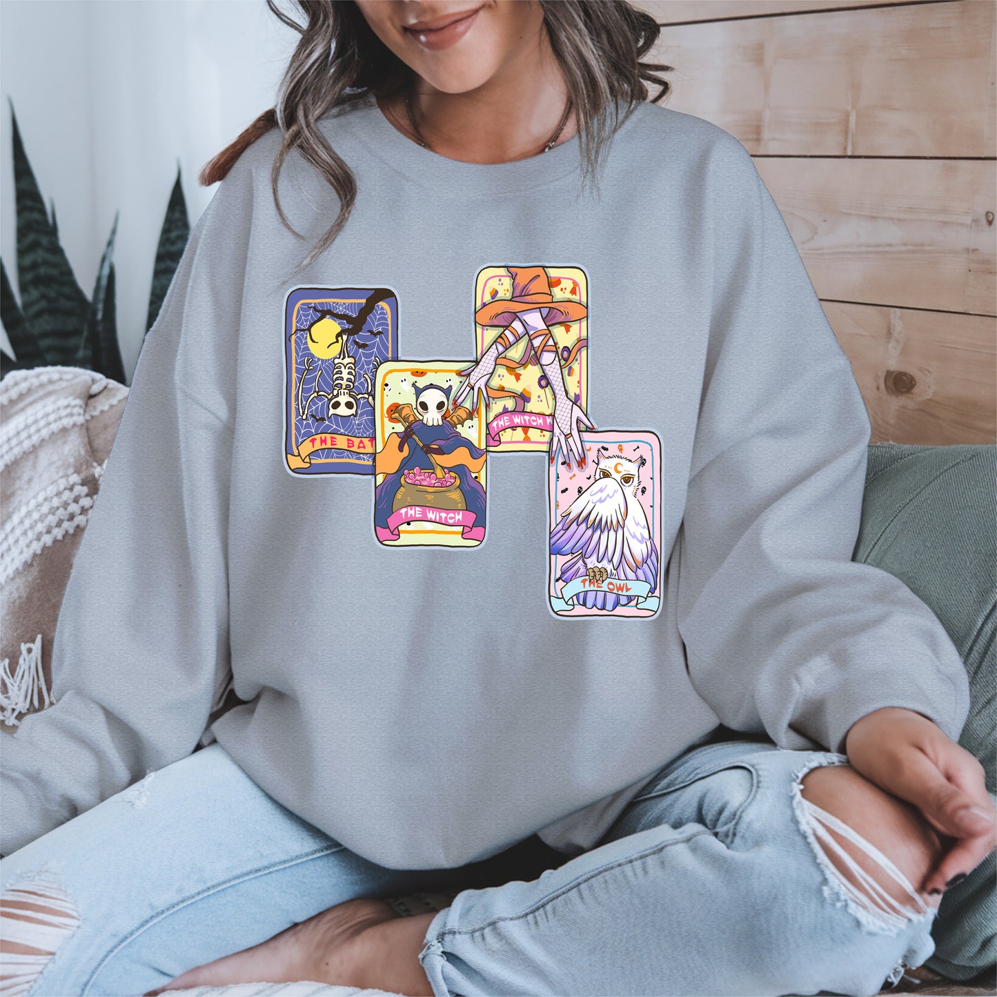 Halloween Tarot Card Trio Tee