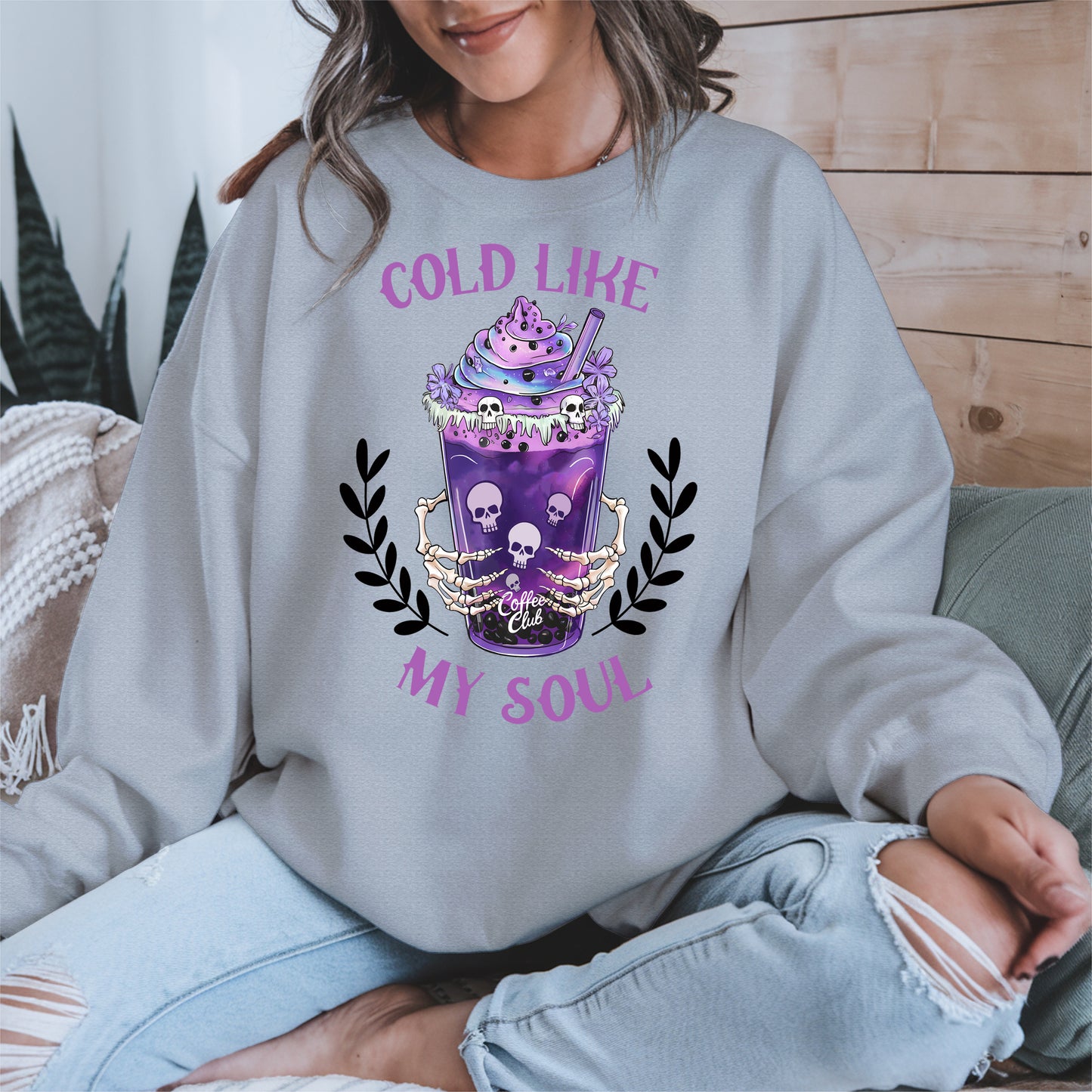 Cold Like My Soul Iced Coffee Halloween Shirt