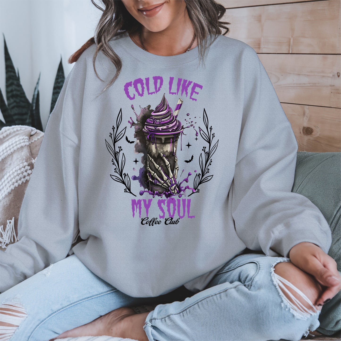 Cold Like My Soul Skeleton Drink Halloween Shirt