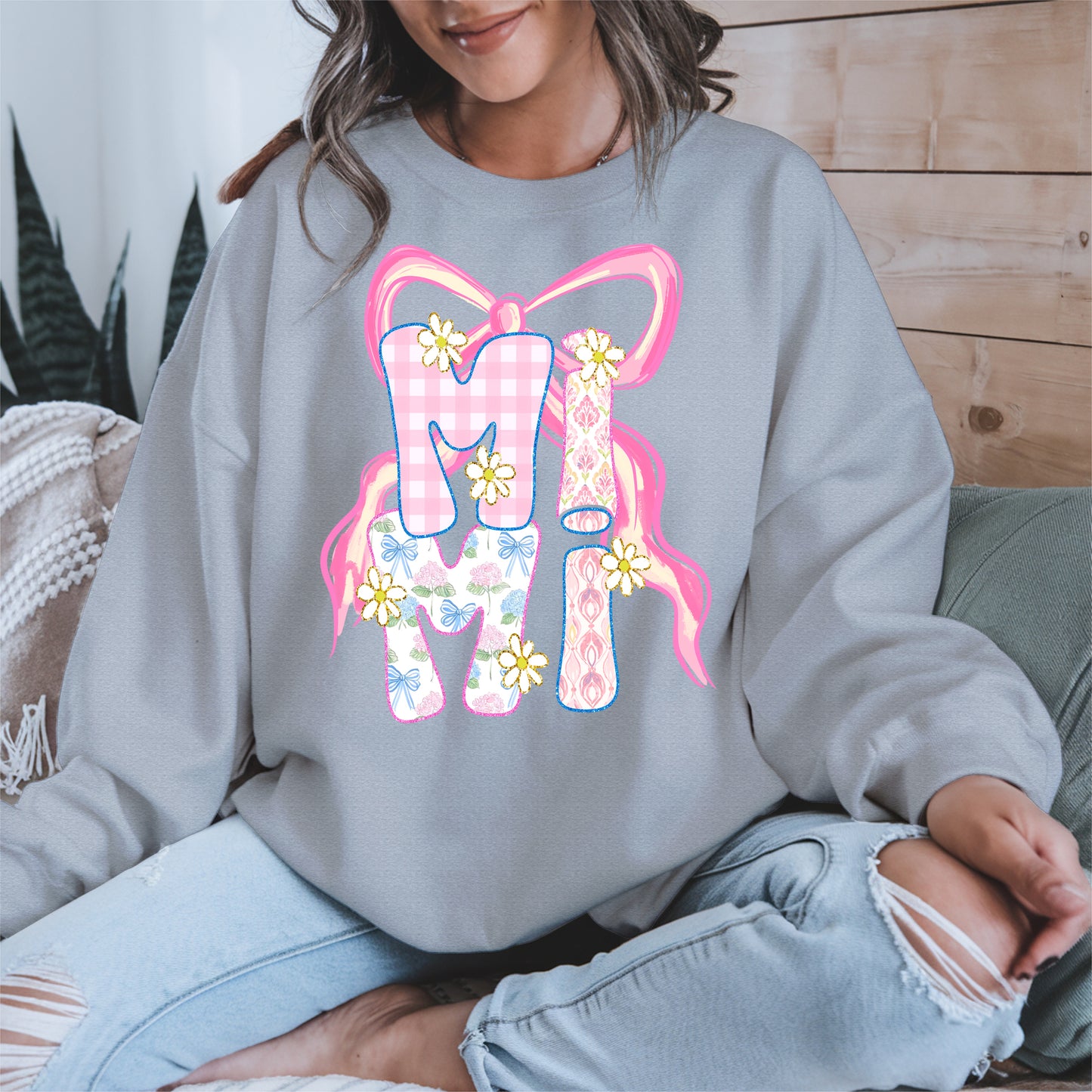 Cute MIMI Shirt Mother Tee Hoodie Sweatshirt Gift for Grandma