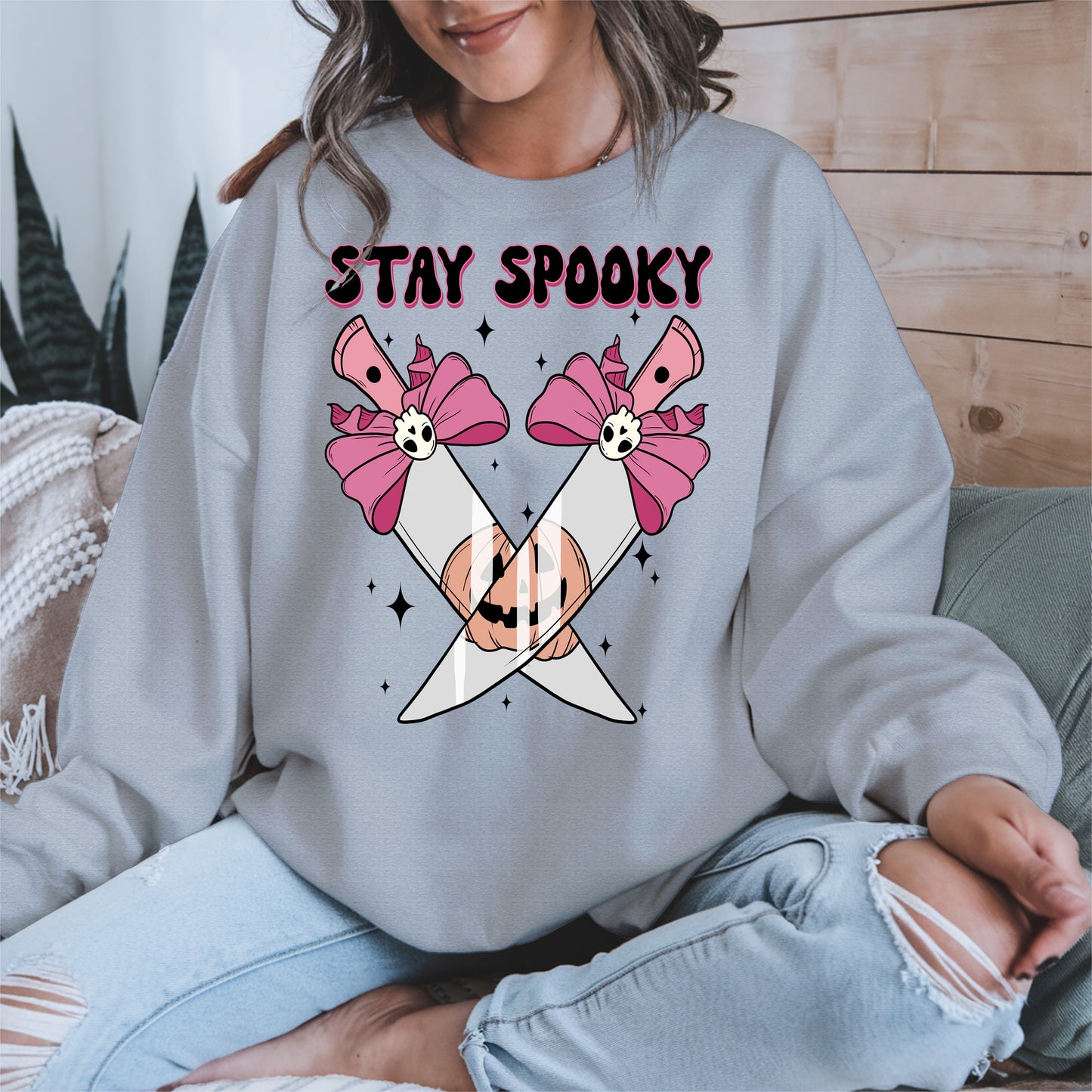 Stay Spooky Knife Halloween Shirt