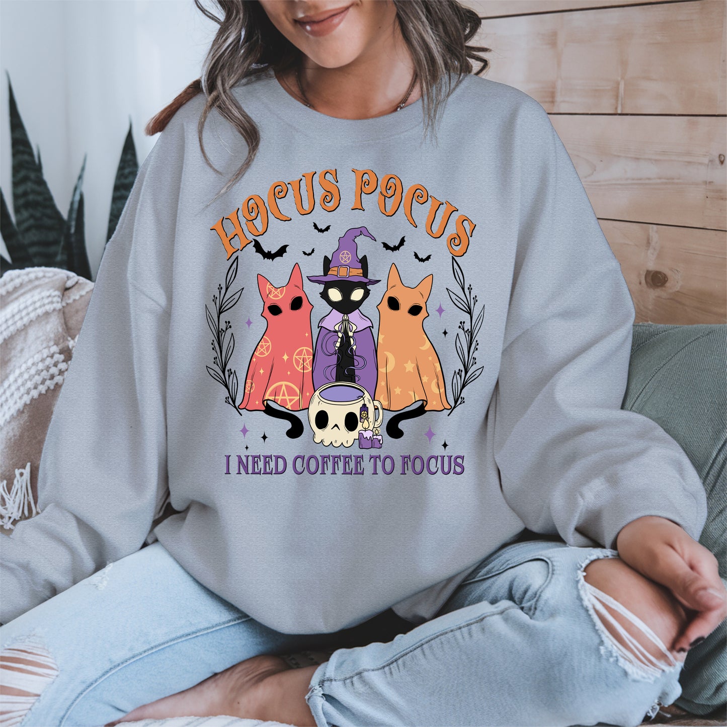Hocus Pocus Coffee Cat Shirt