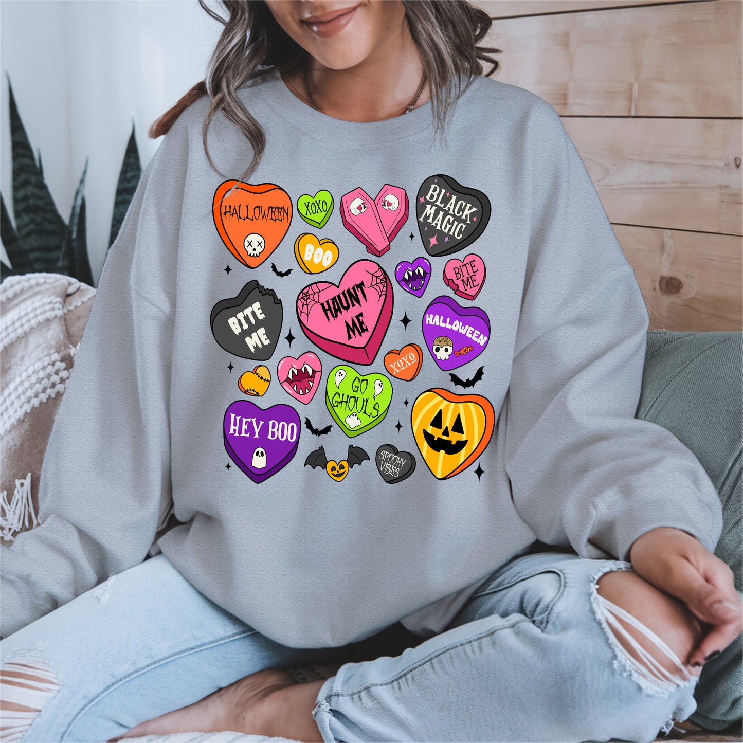 Halloween Candy Hearts Shirt