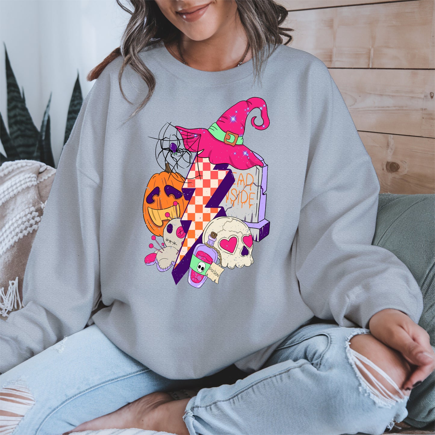 Witchy Lightning Halloween Shirt