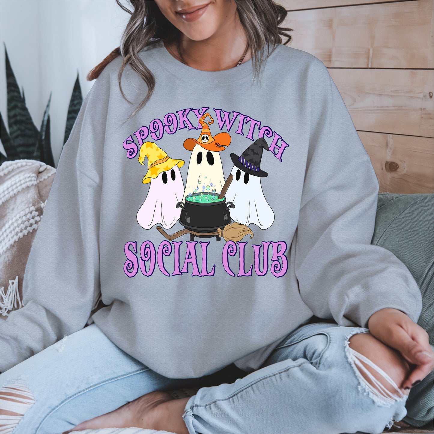 Spooky Witch Social Club Halloween Shirt