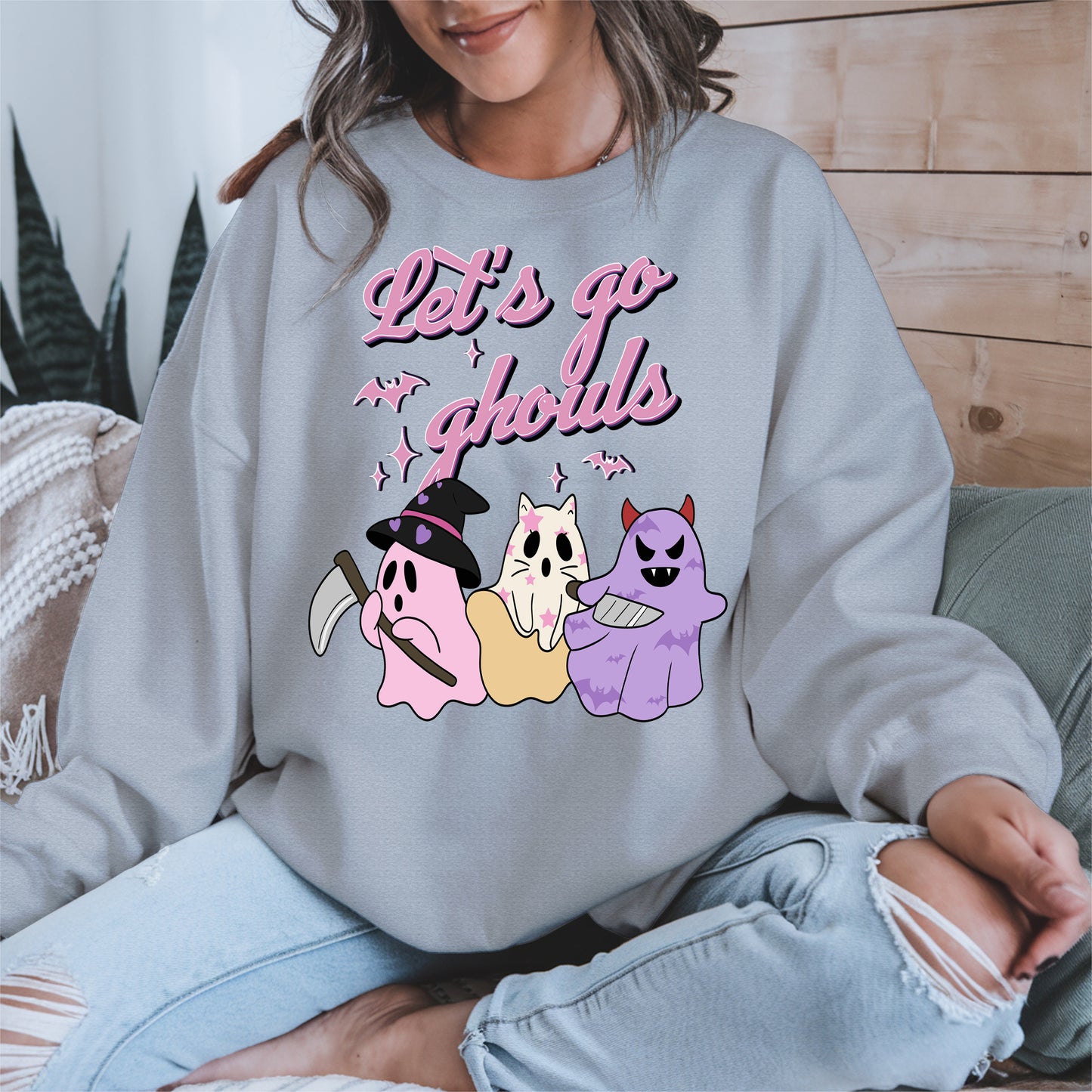 Let’s Go Ghouls Shirt Cute Halloween Ghost