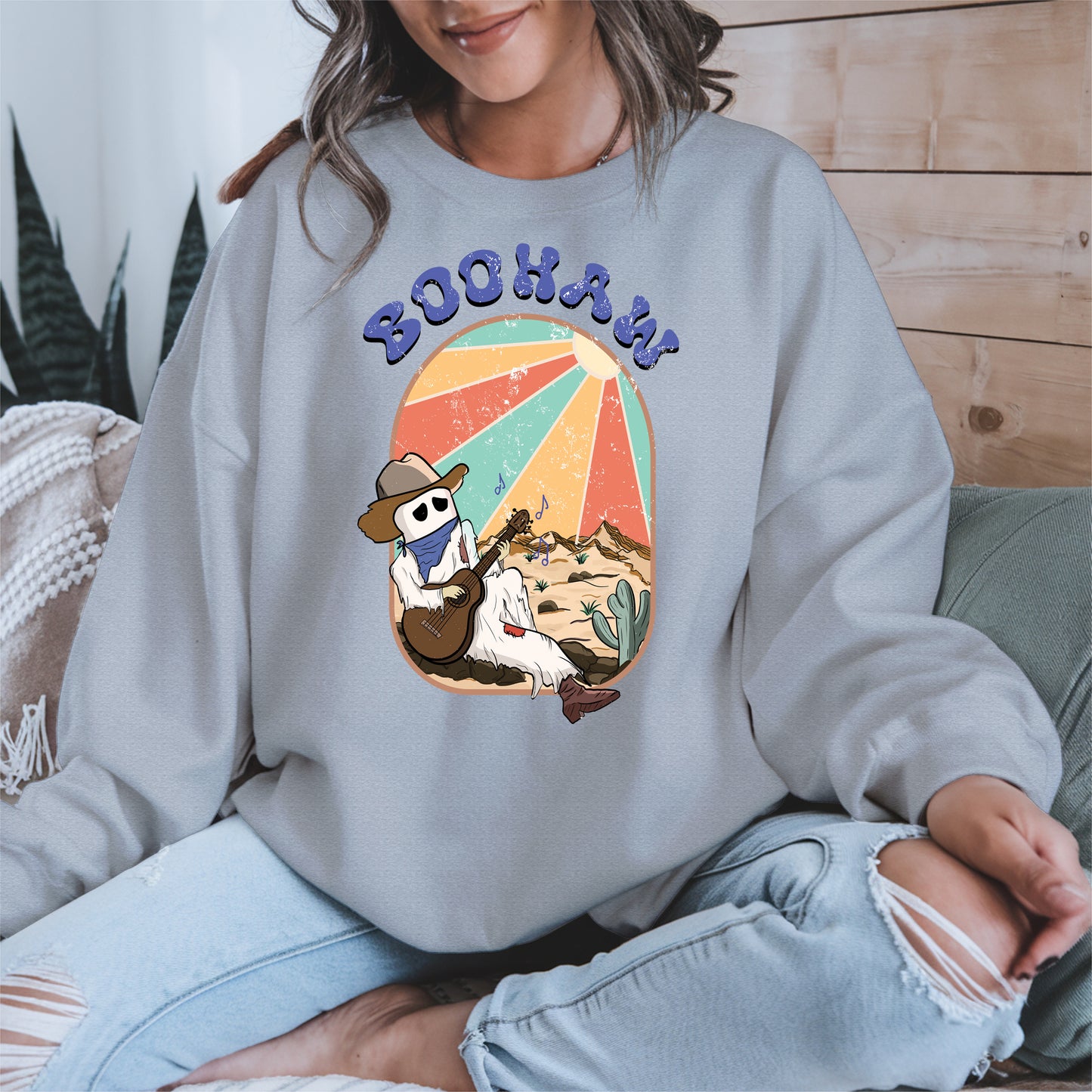 Boohaw Singing Ghost Western Tee