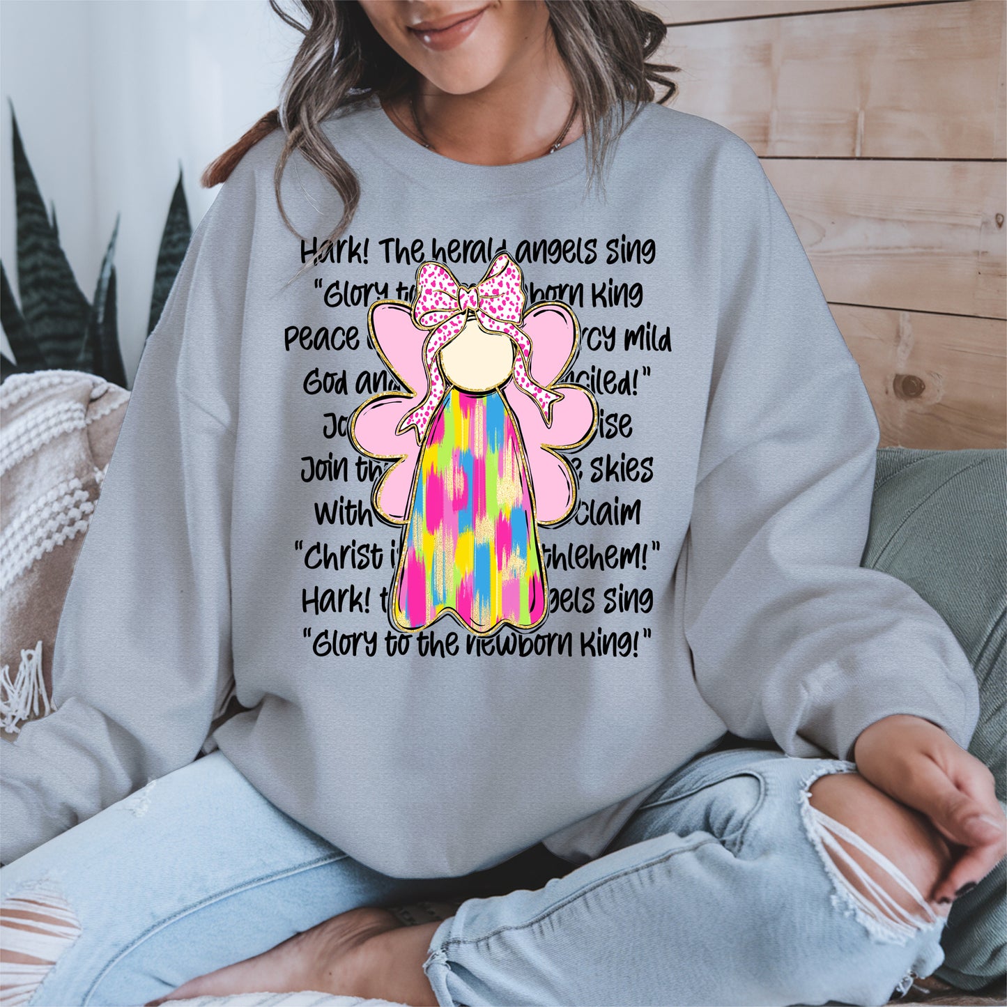 Colorful Angel Christmas Shirt