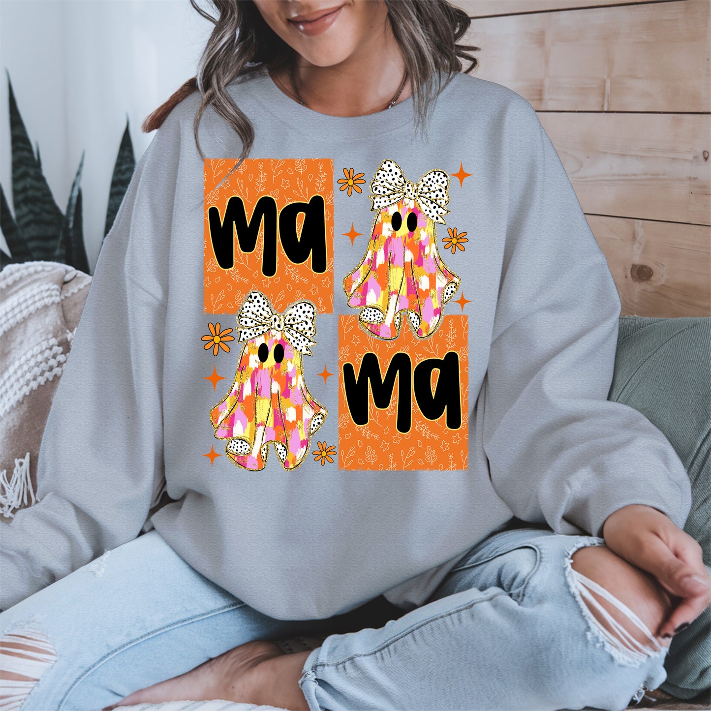 Mama Boo Ghost halloween shirt