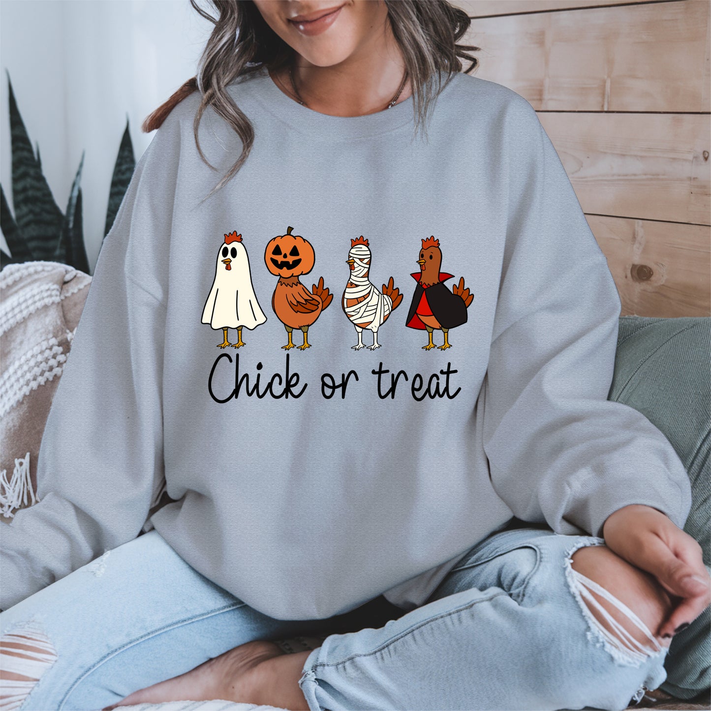 Chick or treat halloween shirt