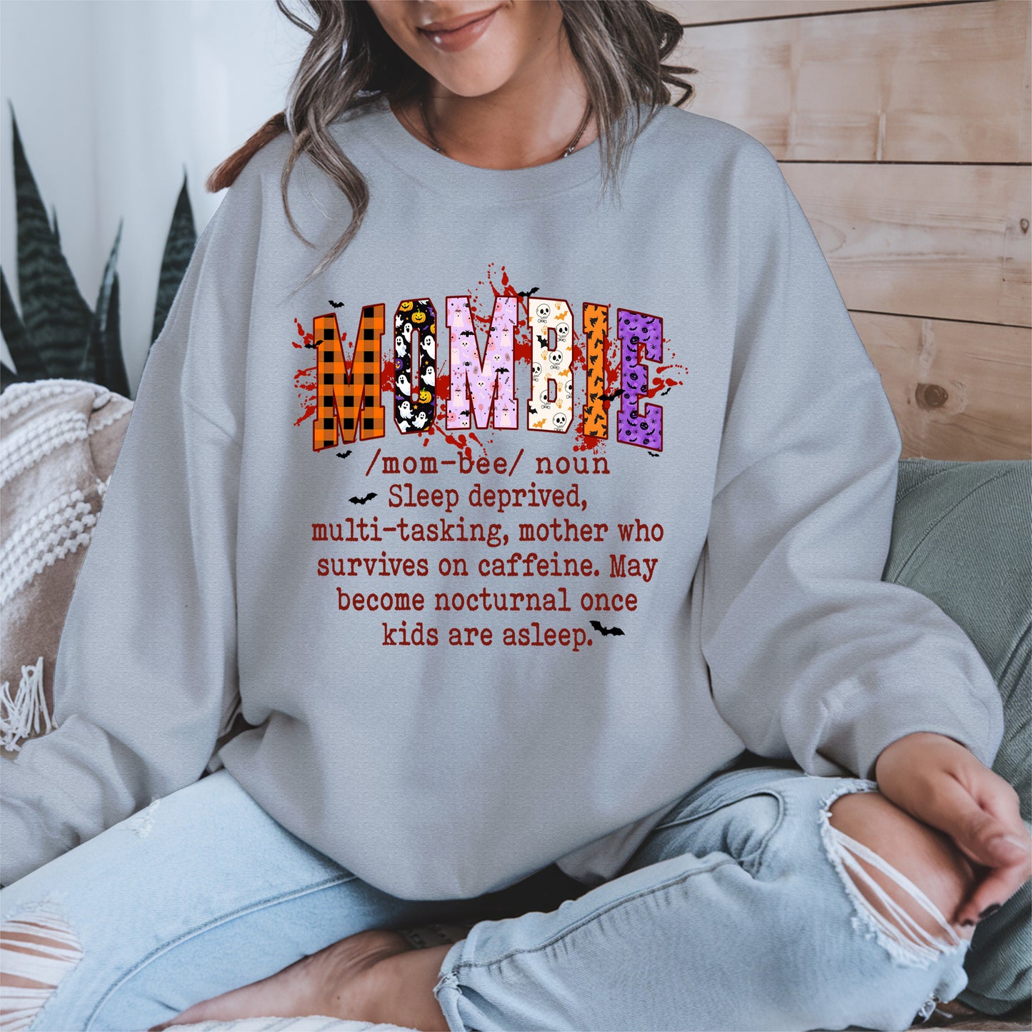 MOMBIE Halloween shirt and hoodie