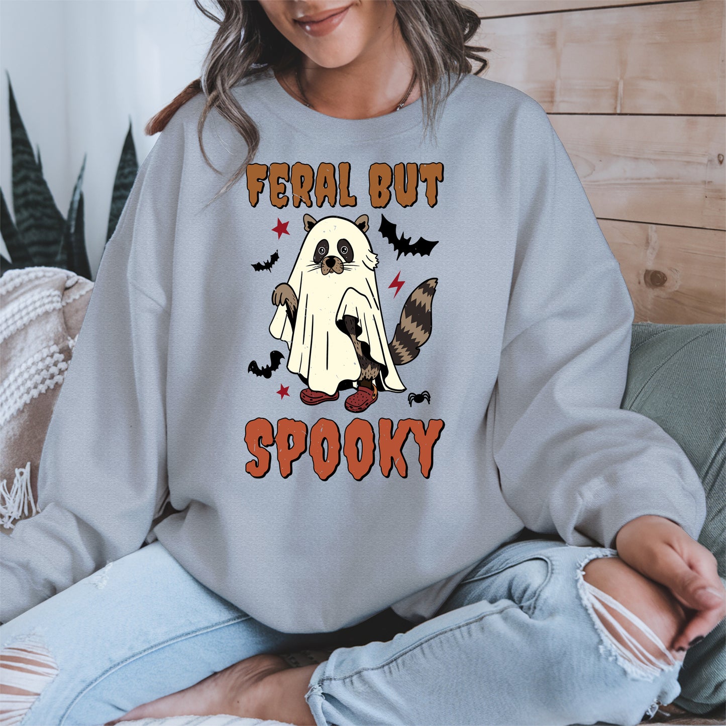 Feral But Spooky halloween shirt