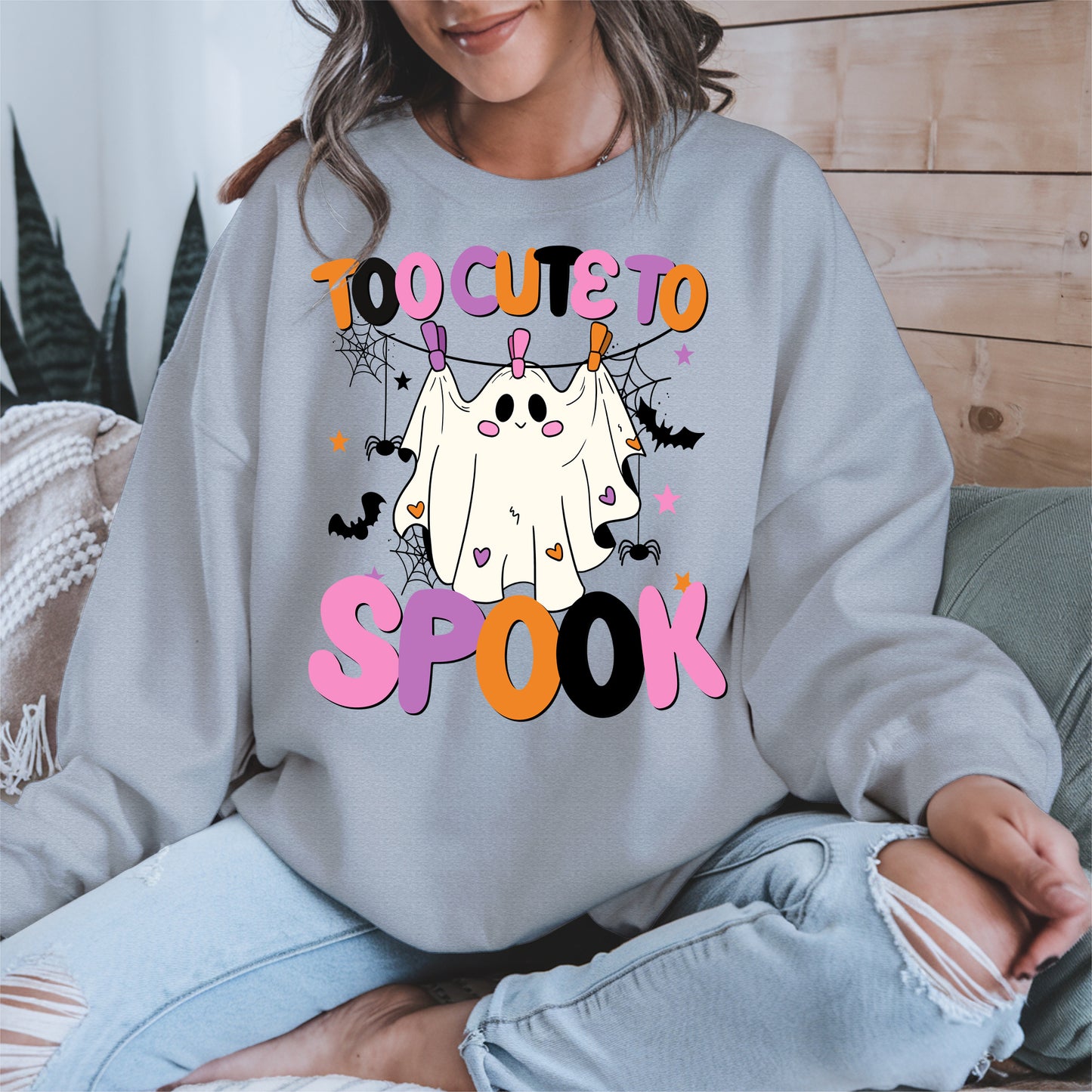 Too cute to spook halloween shirt