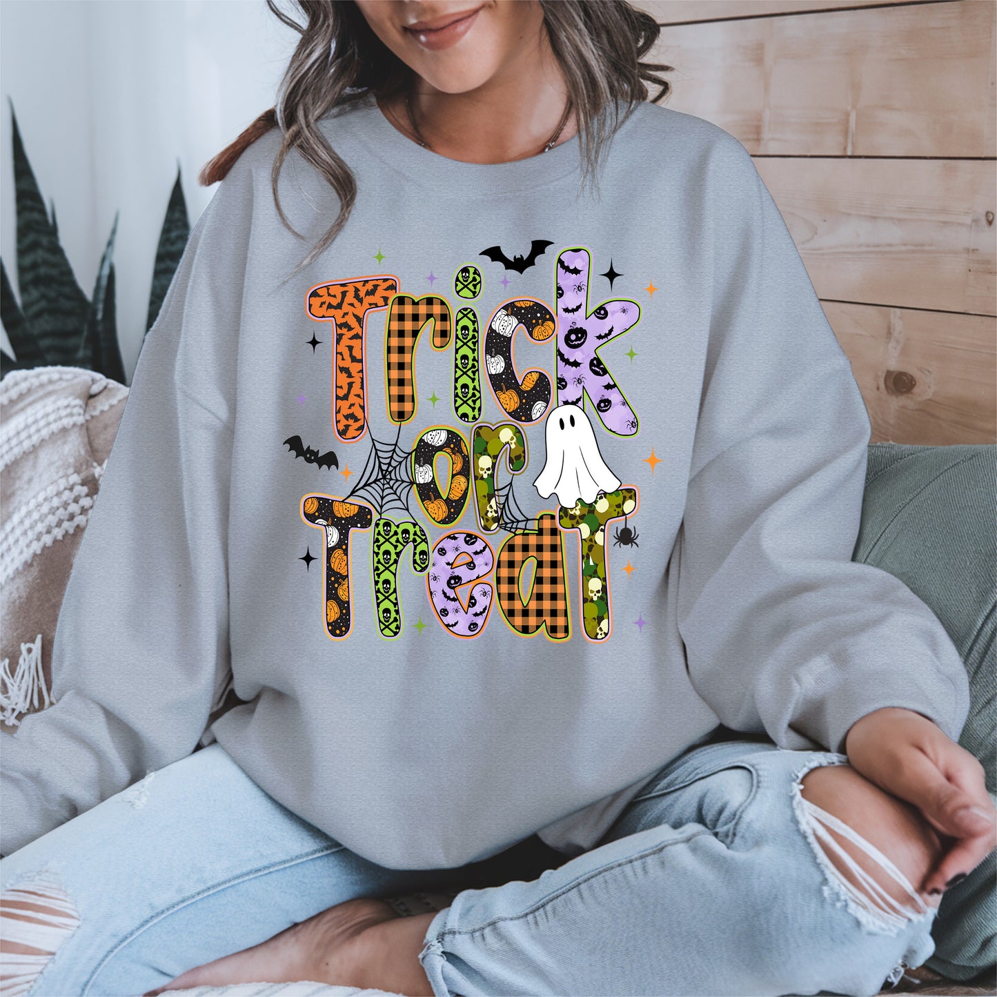 Trick or treat halloween shirt