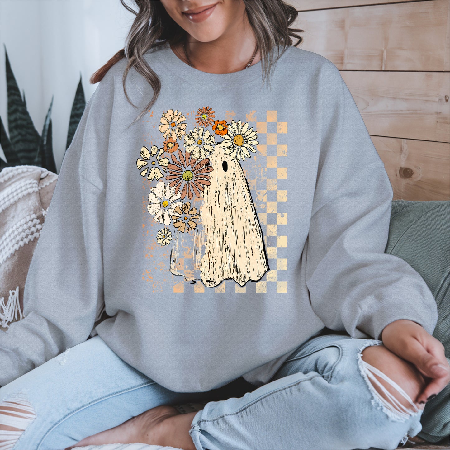 Ghost Floral halloween shirt