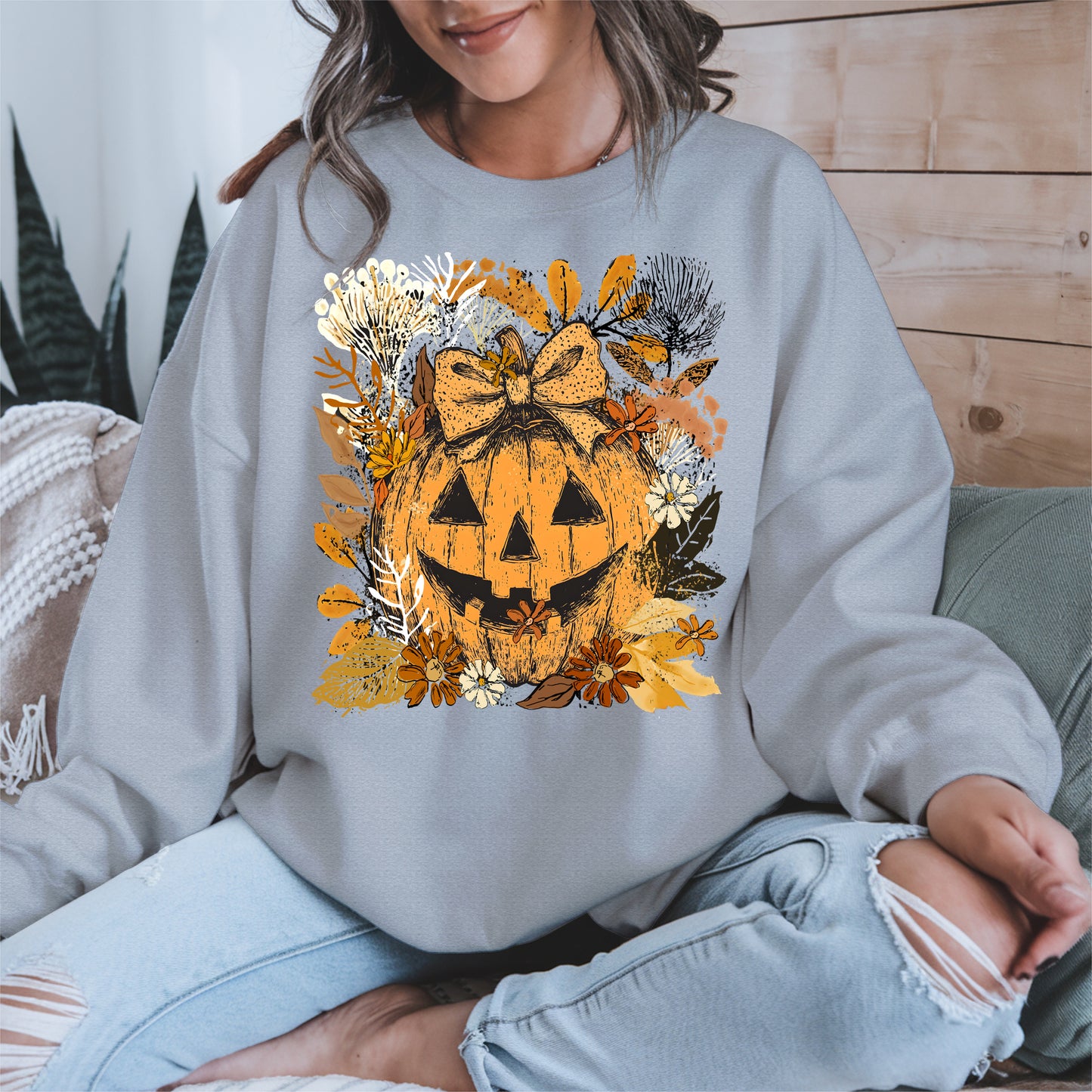 Halloween Pumpkin Coquette Bow shirt