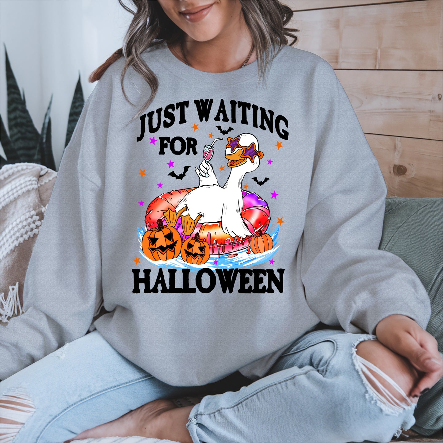 Just waiting for Halloween halloween shirt