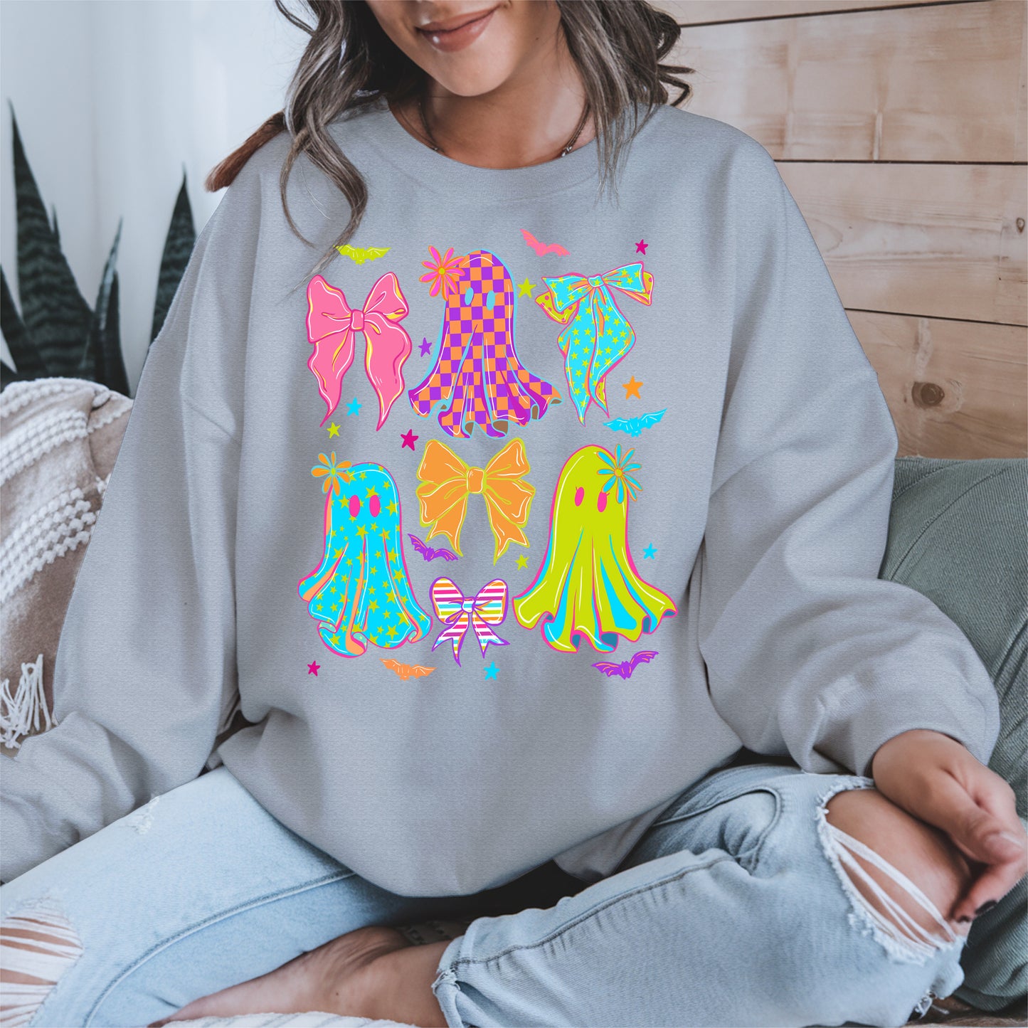 Neon Ghost Coquette halloween shirt