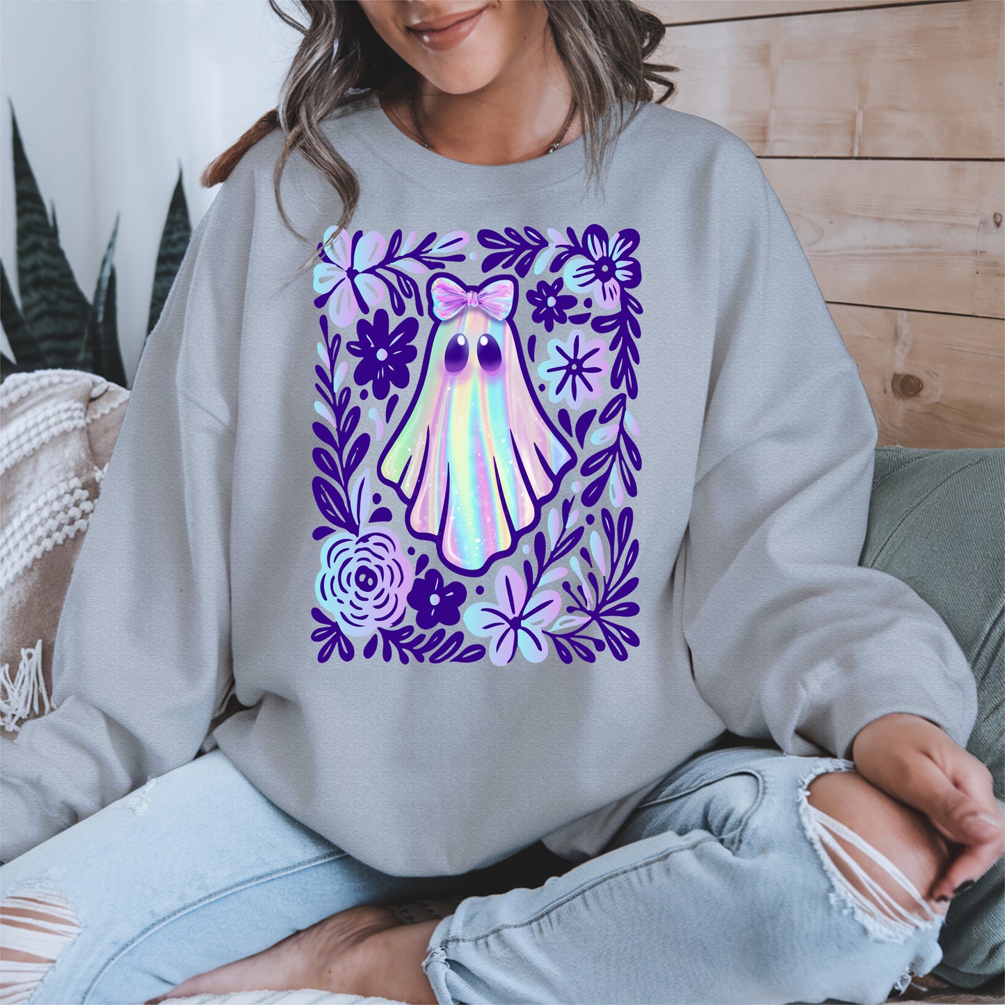 Iridescent Ghost halloween shirt