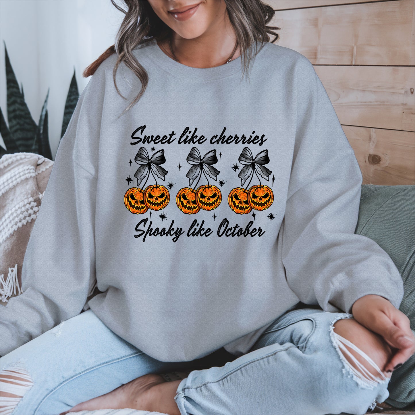 Sweet like cherries Spooky like October shirt