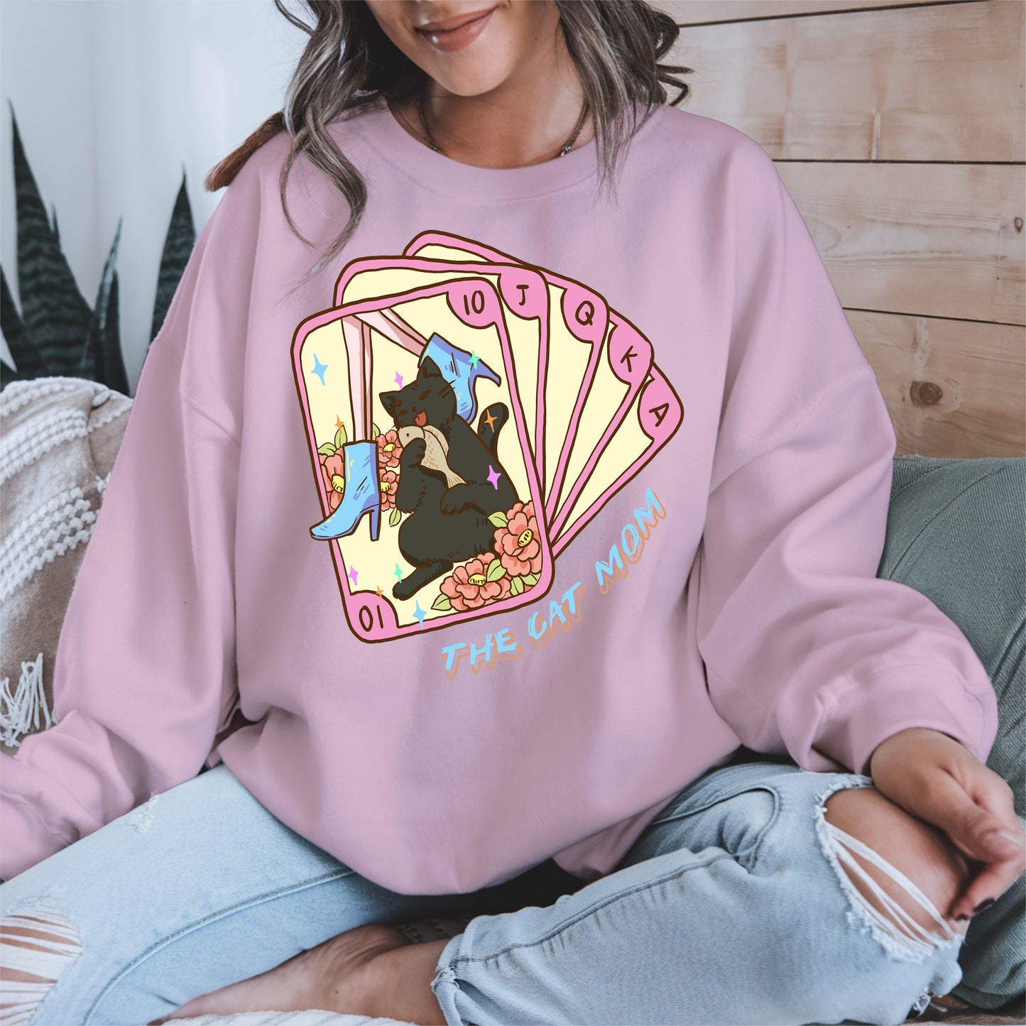 The Cat Mom Tarot Card Tee