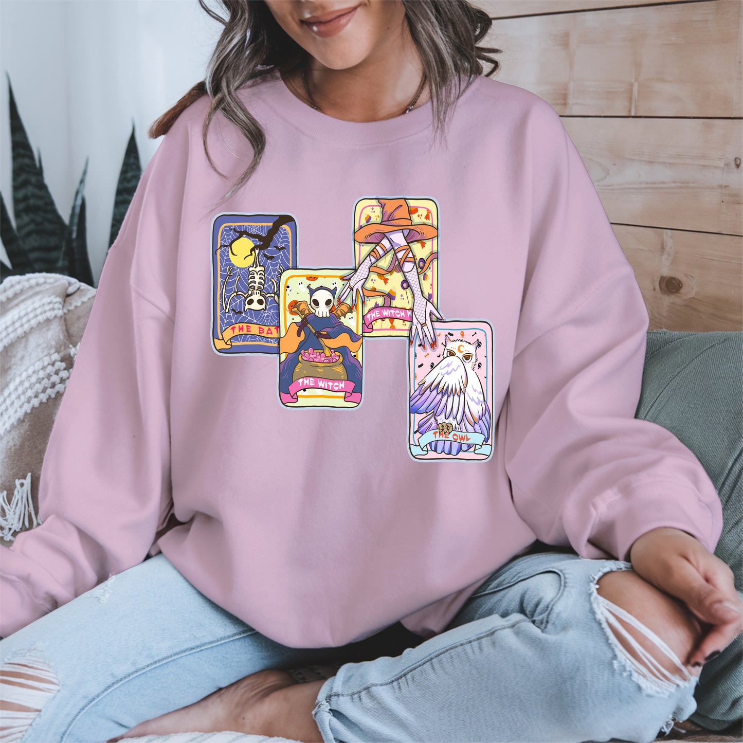 Halloween Tarot Card Trio Tee