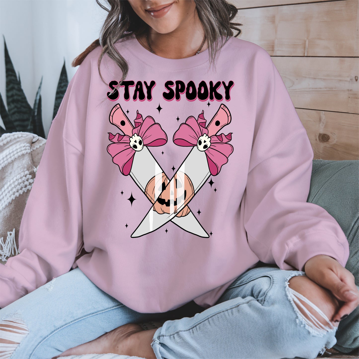 Stay Spooky Knife Halloween Shirt