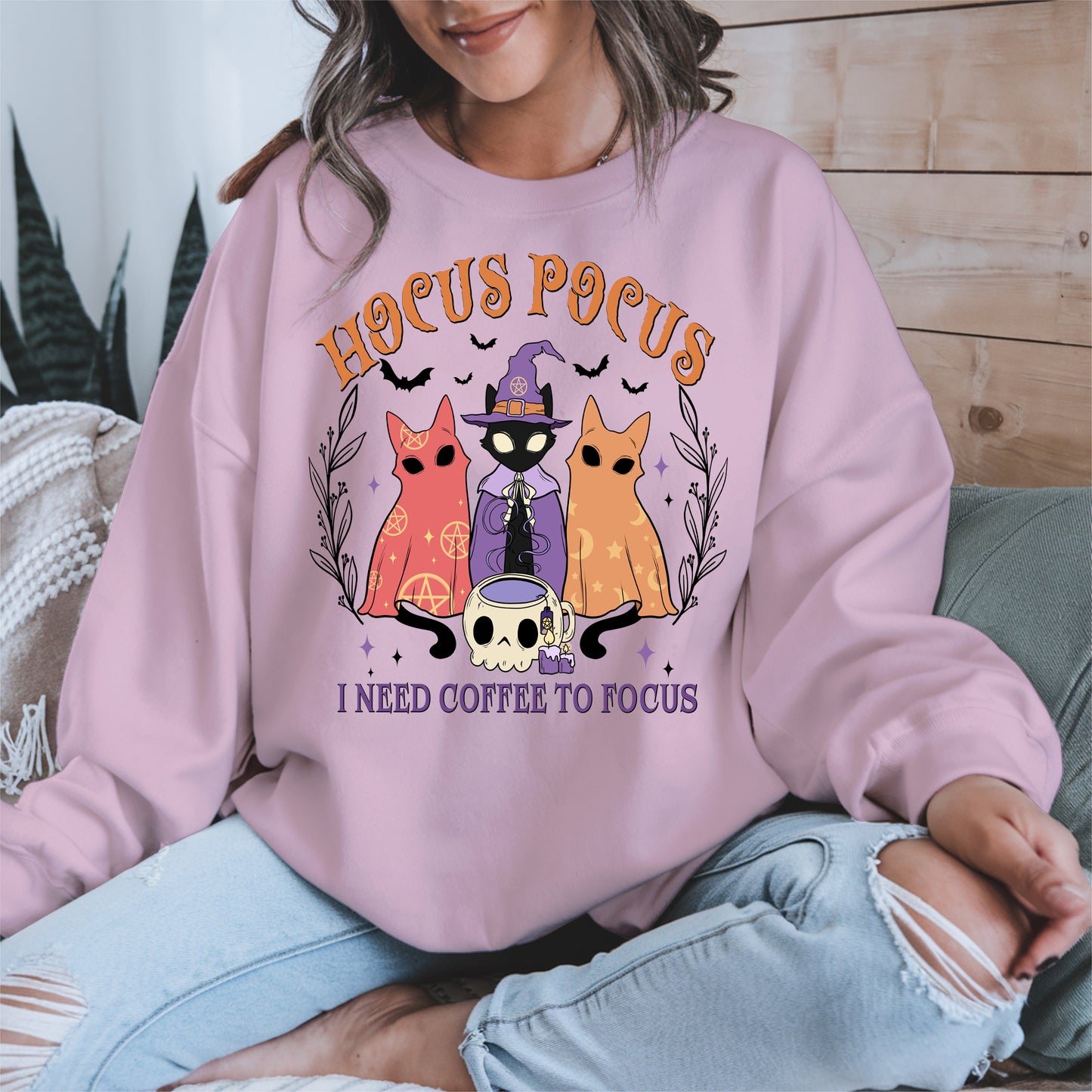 Hocus Pocus Coffee Cat Shirt