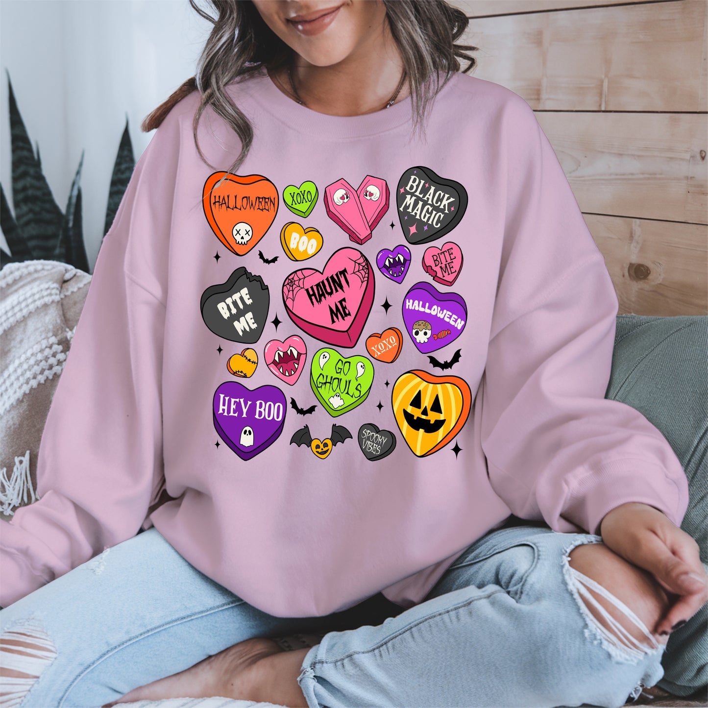 Halloween Candy Hearts Shirt