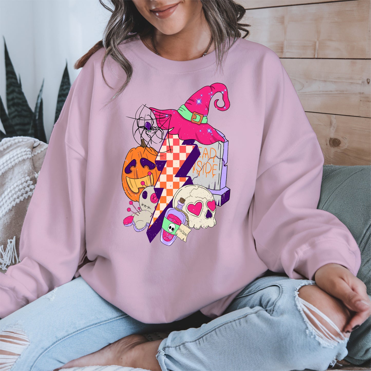 Witchy Lightning Halloween Shirt