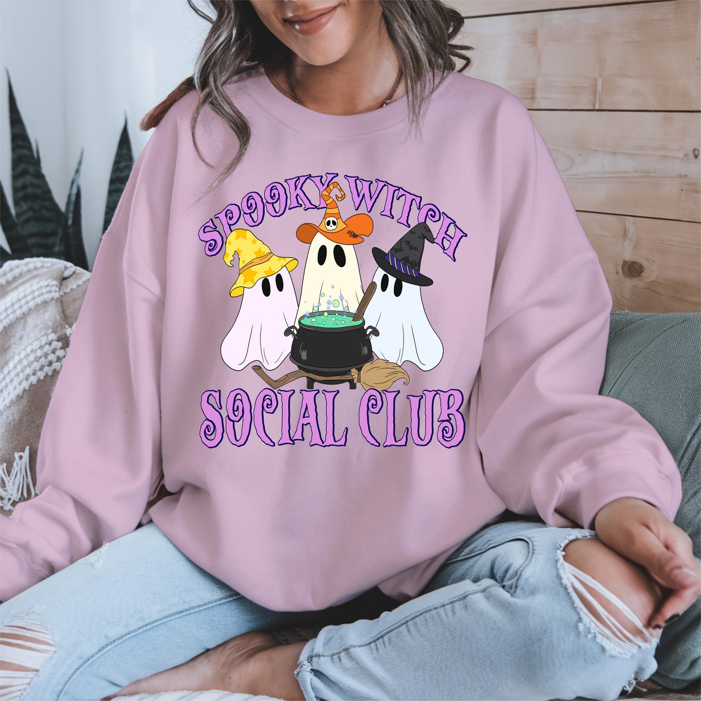 Spooky Witch Social Club Halloween Shirt