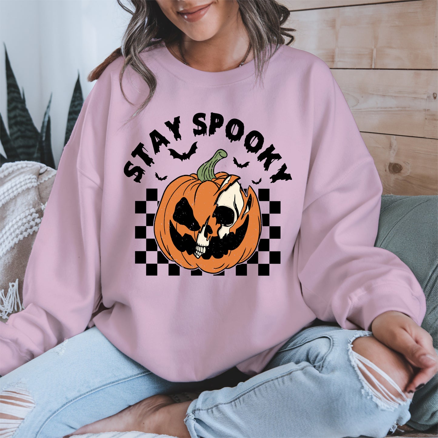 Creepy Skull Pumpkin Halloween Shirt
