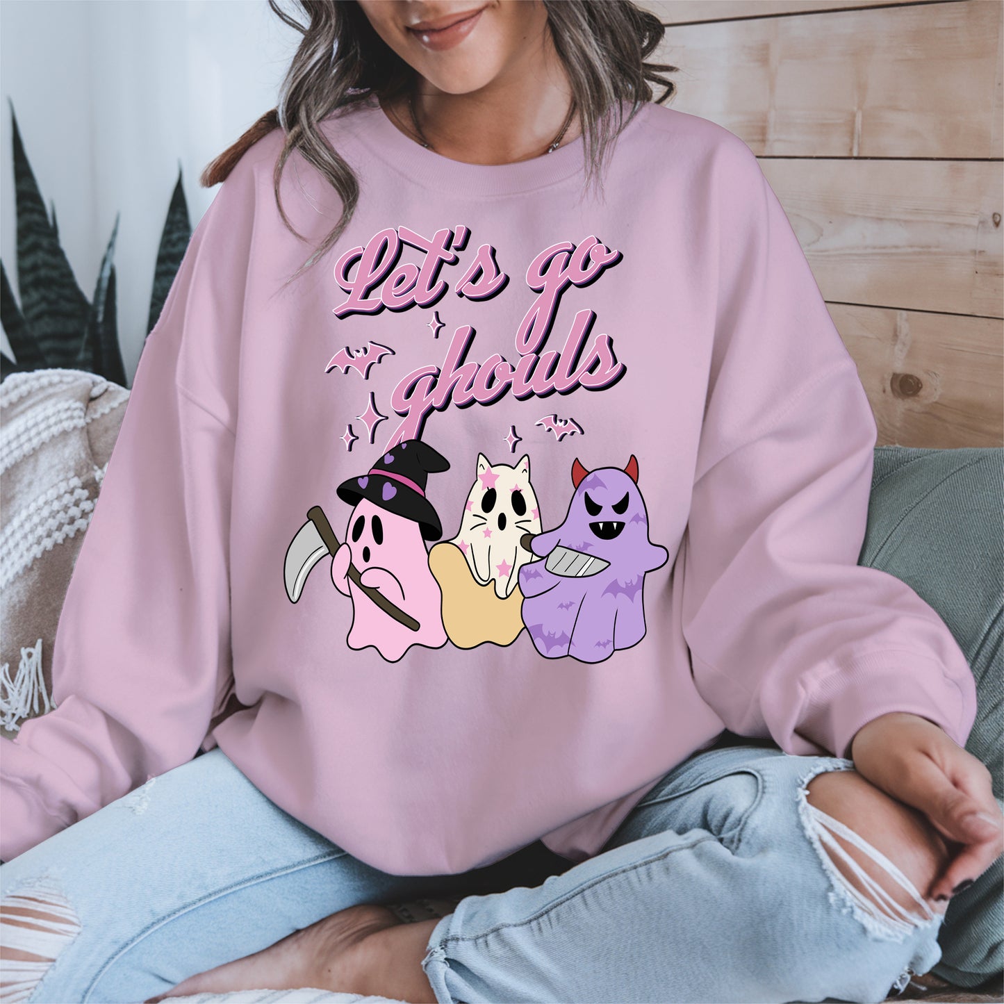 Let’s Go Ghouls Shirt Cute Halloween Ghost