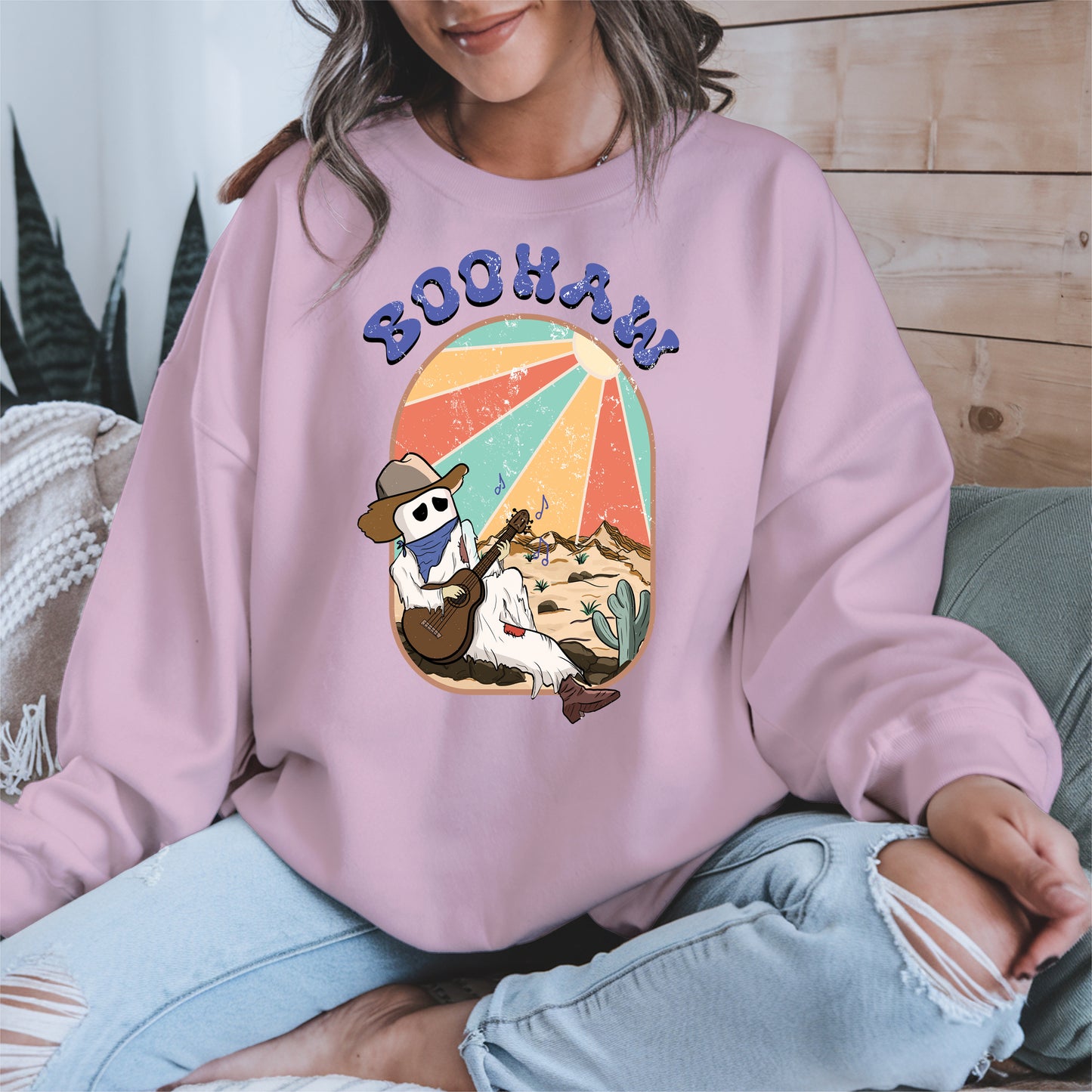 Boohaw Singing Ghost Western Tee