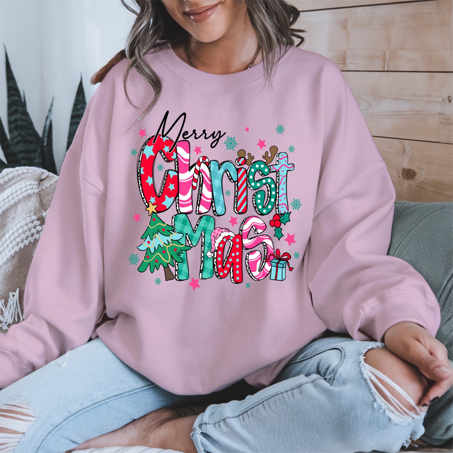 Colorful Christmas Holiday Shirt