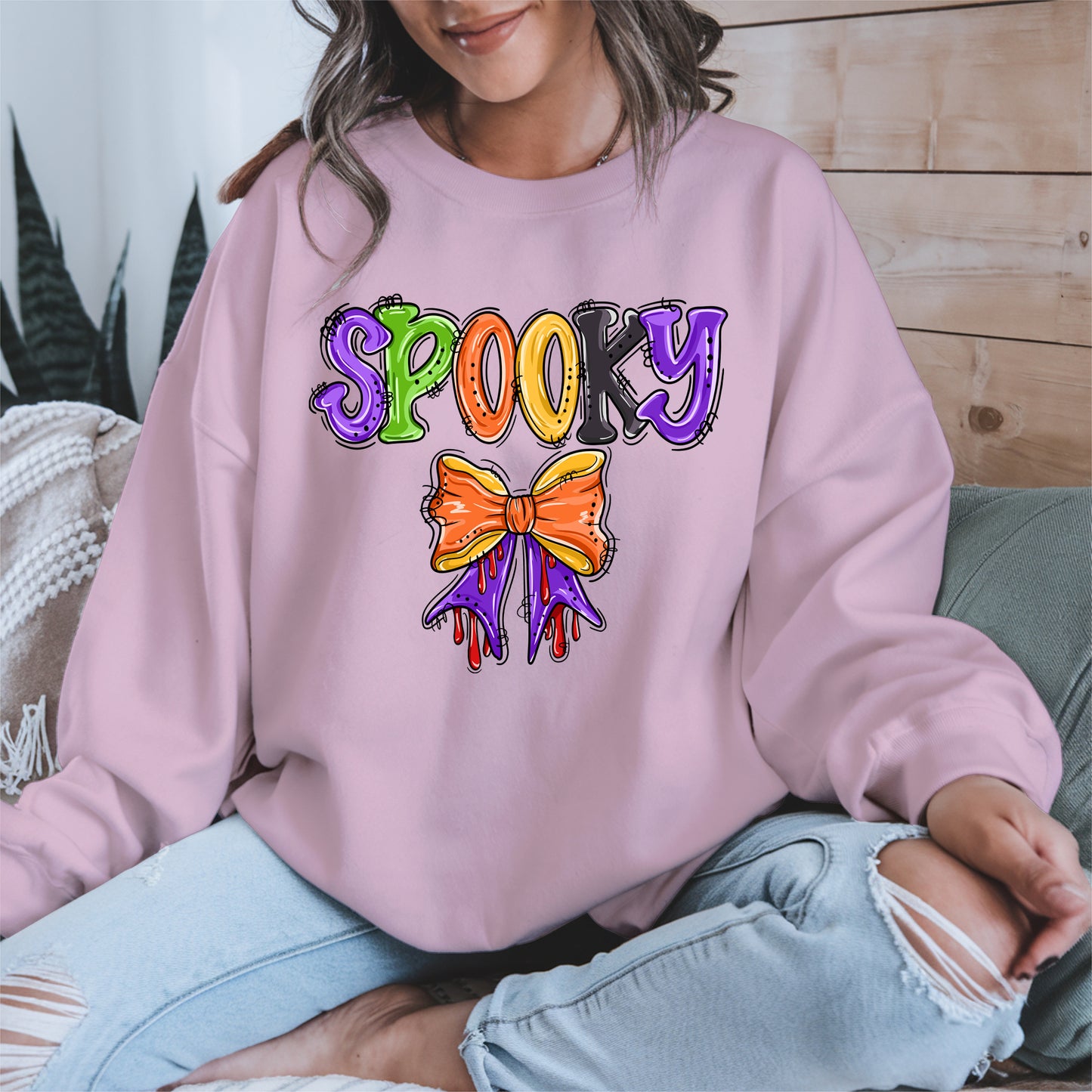 Spooky Letter Hand-drawing shirt